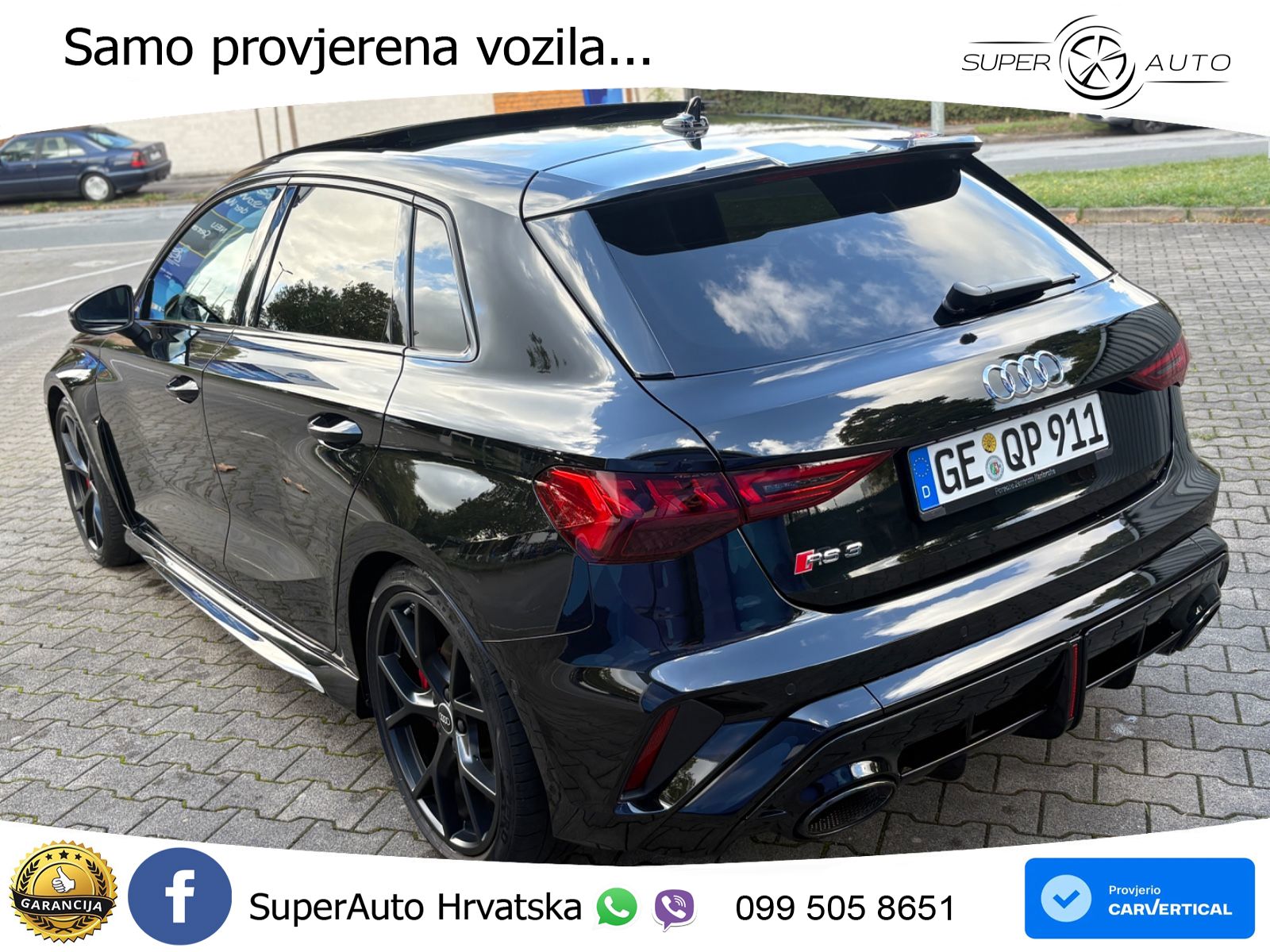 Audi RS3 Sportback 2.5 TFSI (400 KS) quattro S tronic LED+GR SJED+ACC