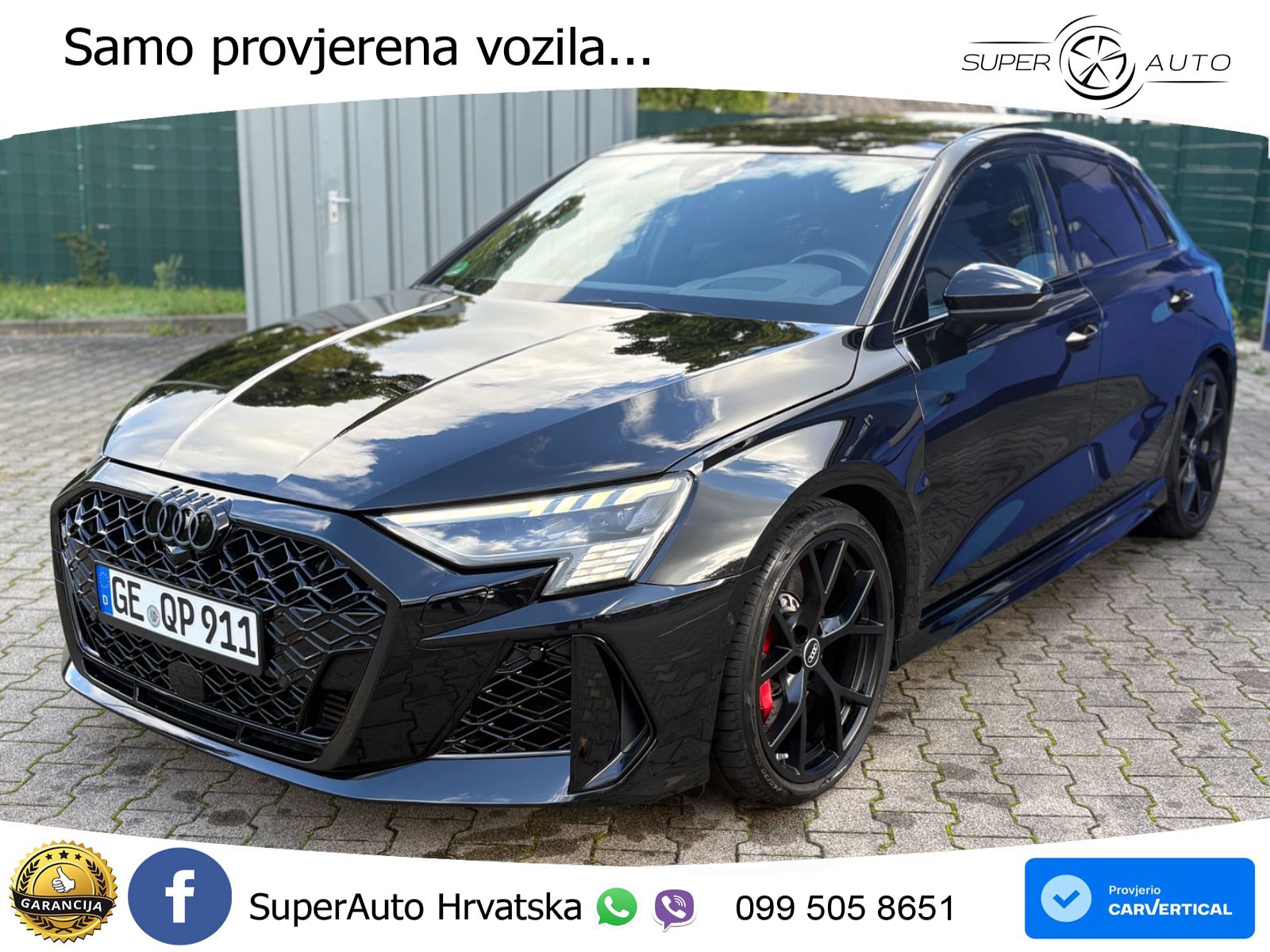 Audi RS3 Sportback 2.5 TFSI (400 KS) quattro S tronic LED+GR SJED+ACC