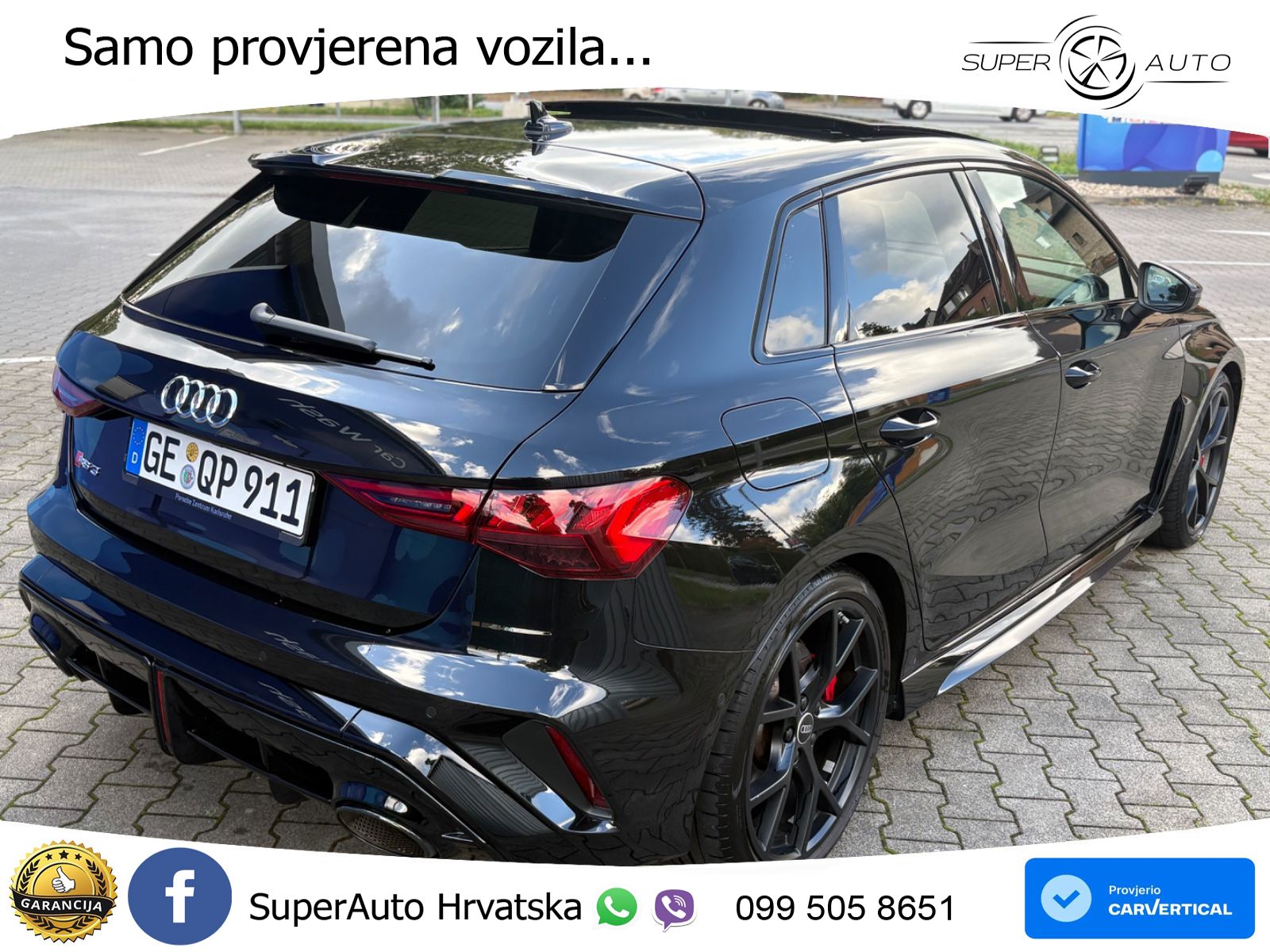 Audi RS3 Sportback 2.5 TFSI (400 KS) quattro S tronic LED+GR SJED+ACC