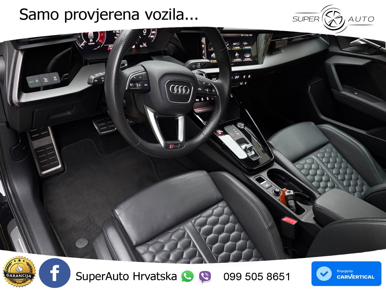Audi RS3 Sportback 2.5 TFSI (400 KS) quattro S tronic LED+GR SJED+ACC