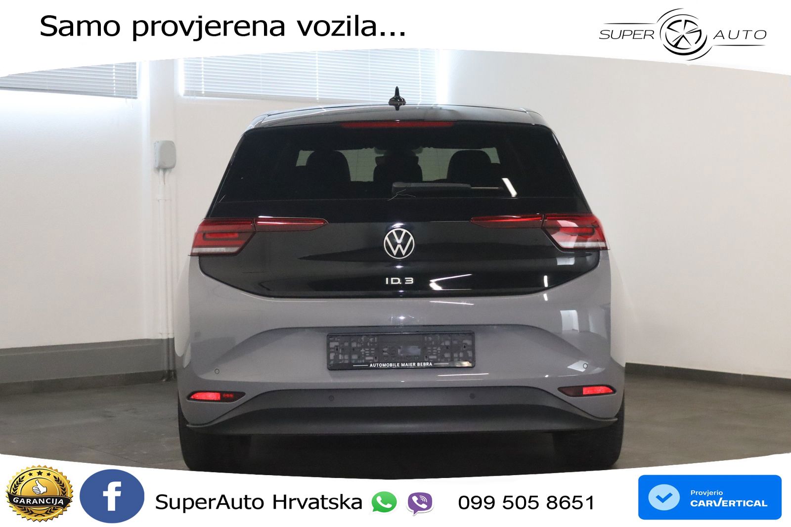 Volkswagen ID.3 Pro 62 kWh (204 KS) LED+GR SJED+ACC