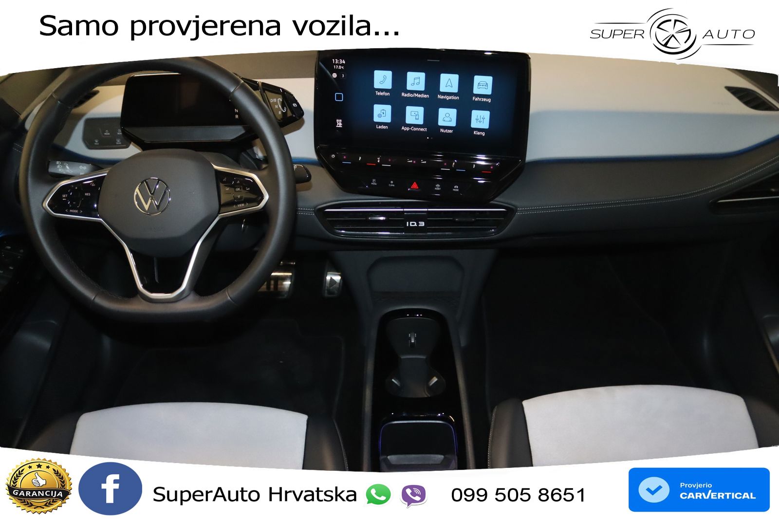 Volkswagen ID.3 Pro 62 kWh (204 KS) LED+GR SJED+ACC