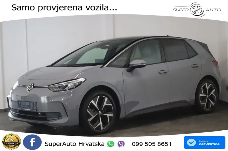 Volkswagen ID.3 Pro 62 kWh (204 KS) LED+GR SJED+ACC