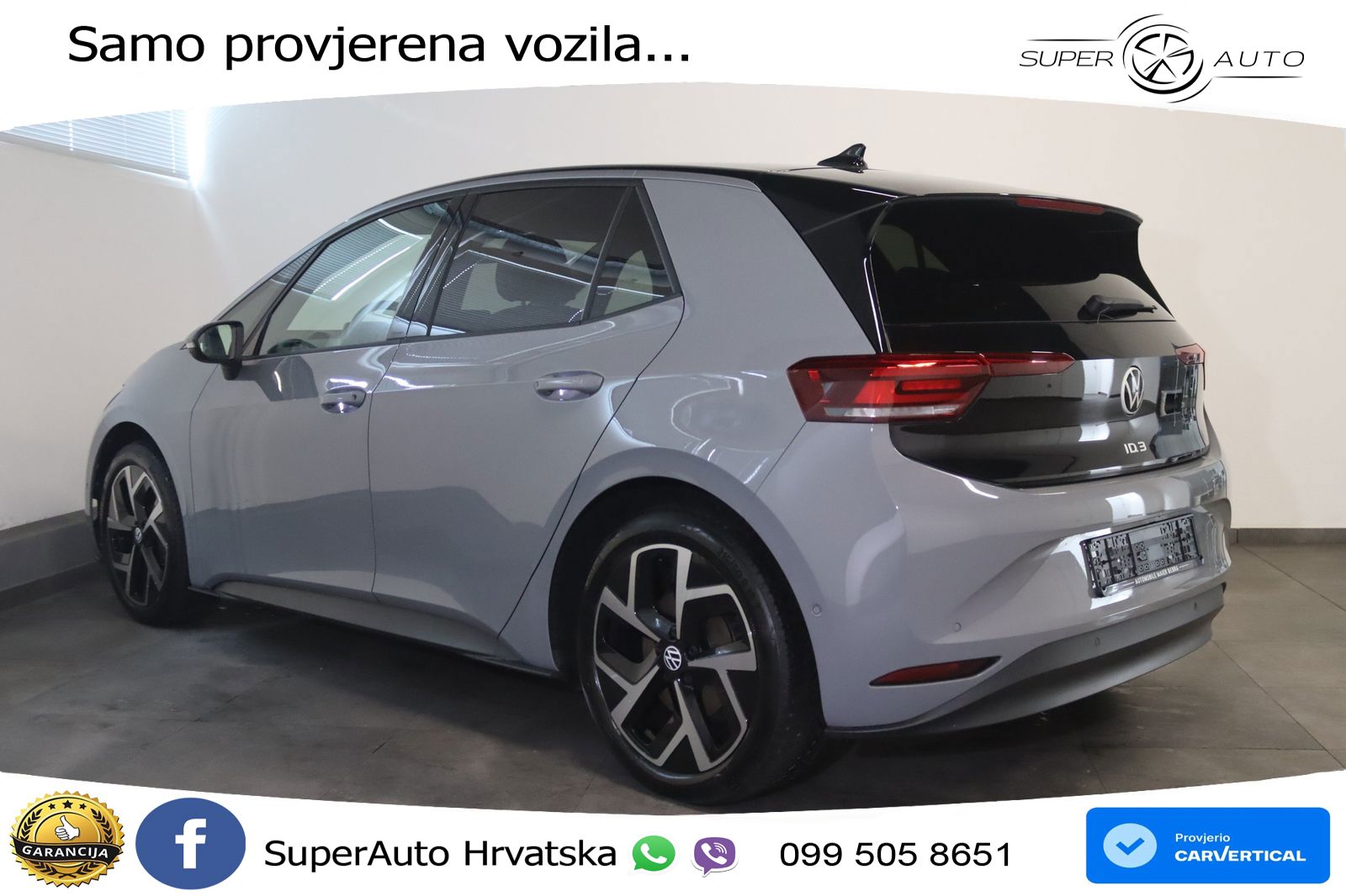 Volkswagen ID.3 Pro 62 kWh (204 KS) LED+GR SJED+ACC