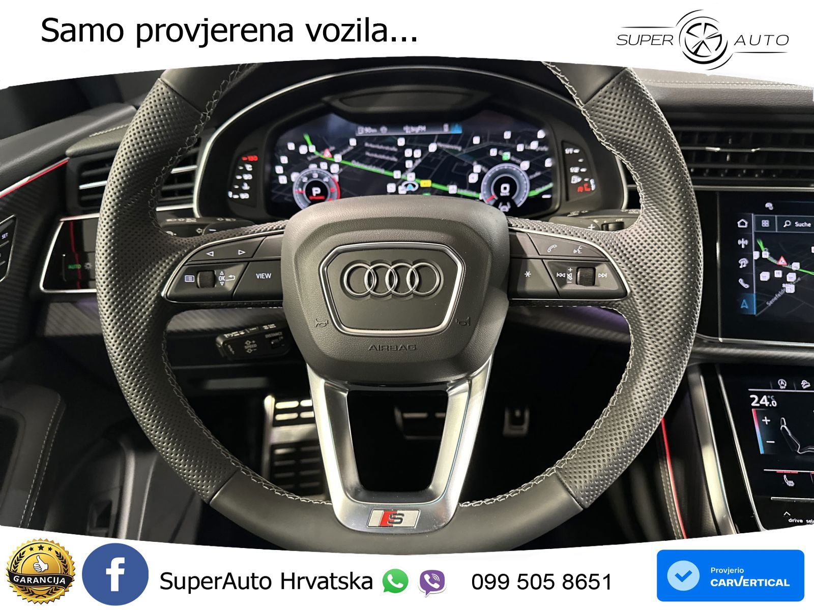 Audi Q8 50 TDI V6 (286 KS) quattro Tiptronic S line LED+GR SJED+ACC
