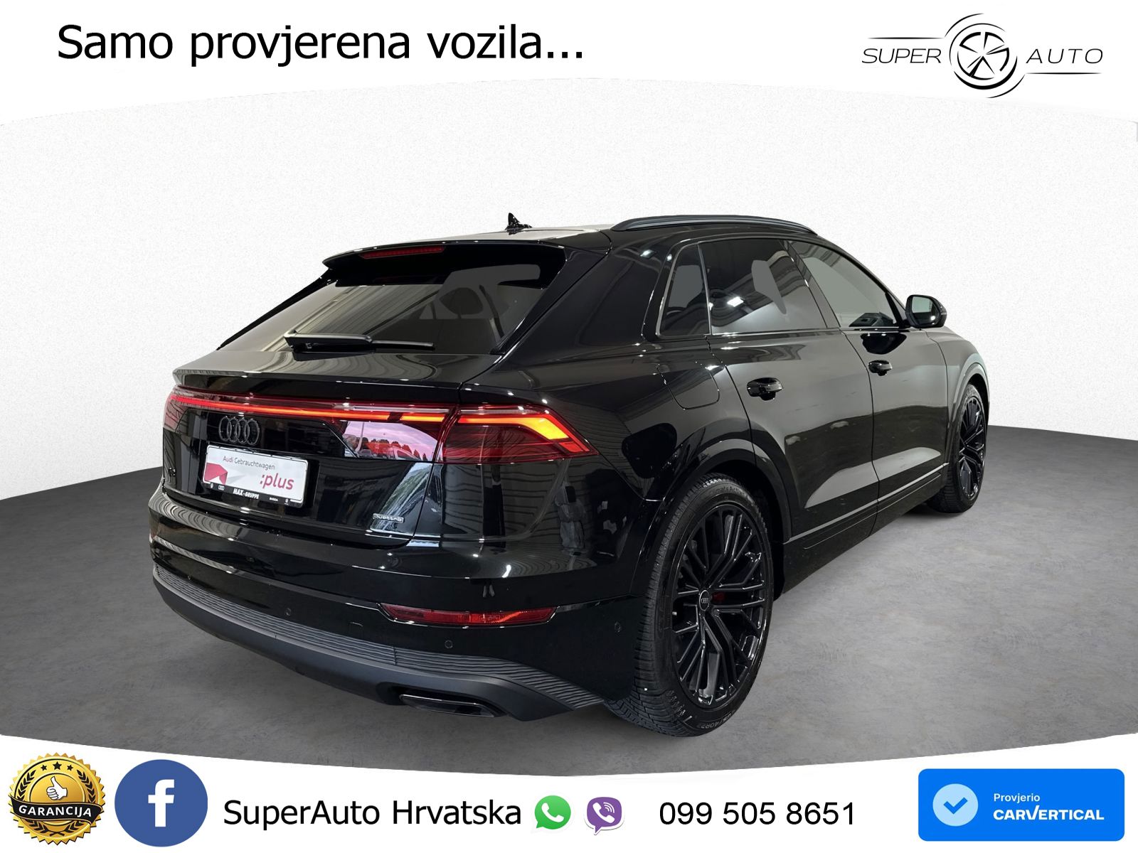 Audi Q8 50 TDI V6 (286 KS) quattro Tiptronic S line LED+GR SJED+ACC