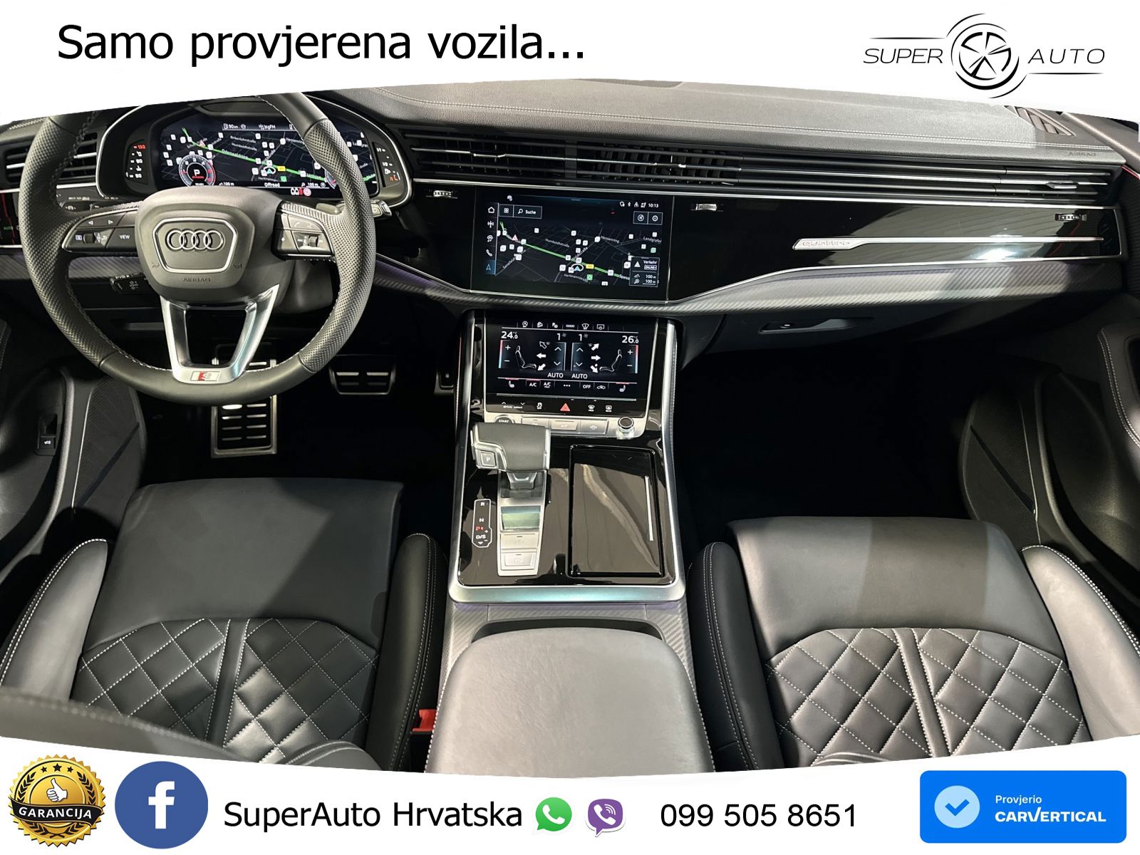 Audi Q8 50 TDI V6 (286 KS) quattro Tiptronic S line LED+GR SJED+ACC