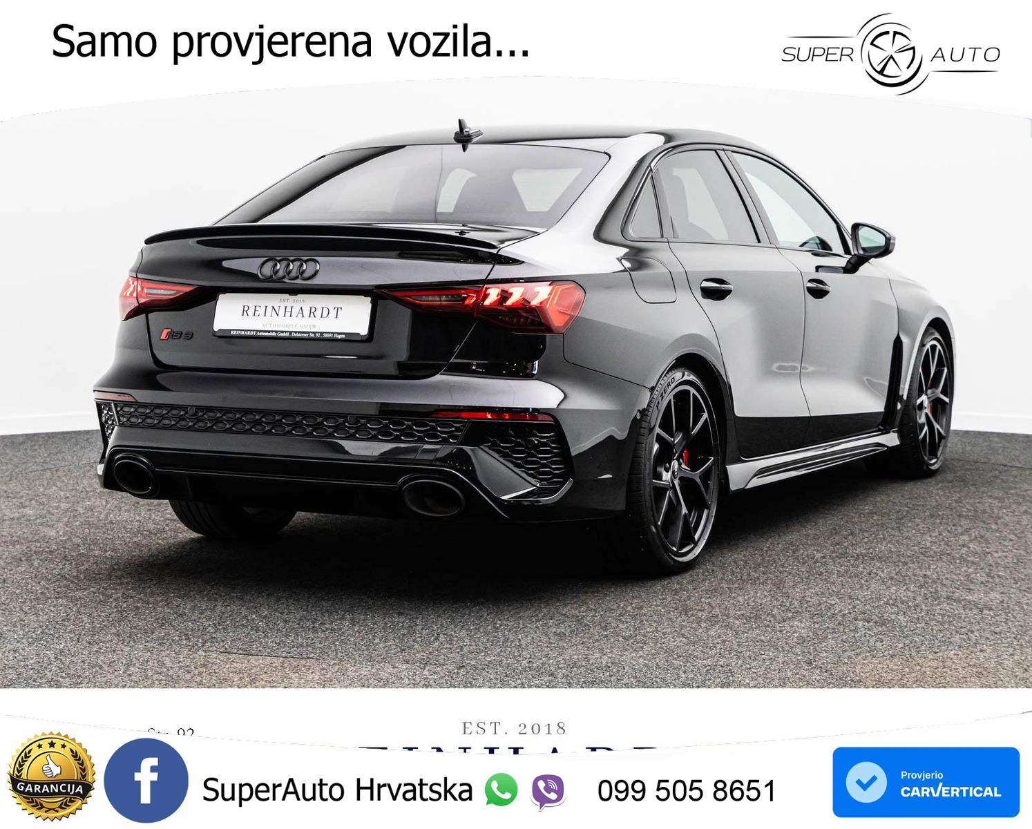 Audi RS3 Sedan 2.5 TFSI (400 KS) quattro S tronic