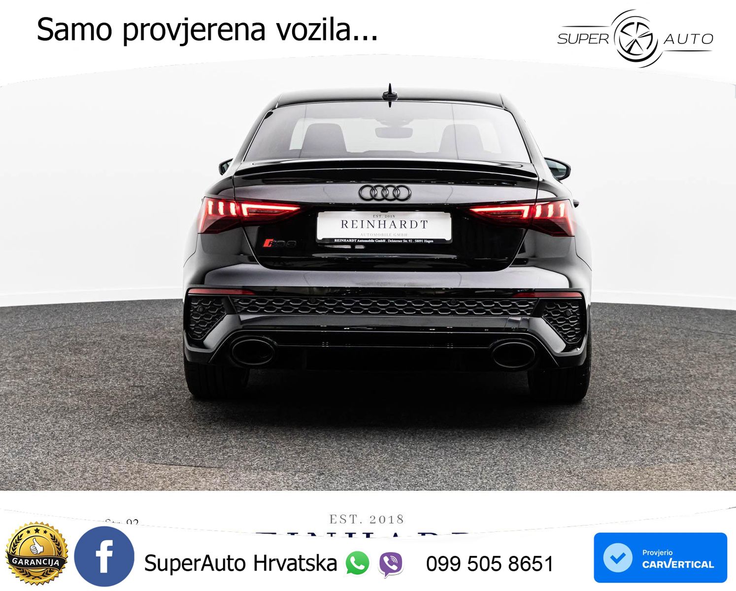 Audi RS3 Sedan 2.5 TFSI (400 KS) quattro S tronic
