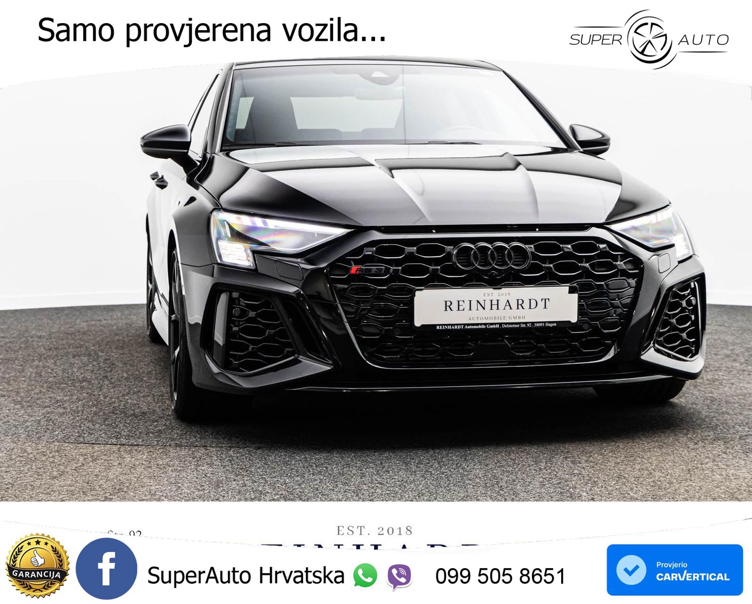 Audi RS3 Sedan 2.5 TFSI (400 KS) quattro S tronic