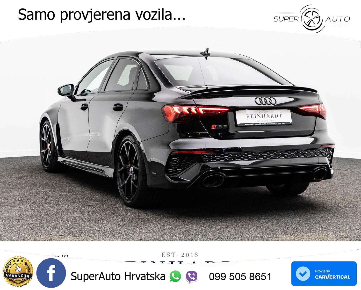 Audi RS3 Sedan 2.5 TFSI (400 KS) quattro S tronic