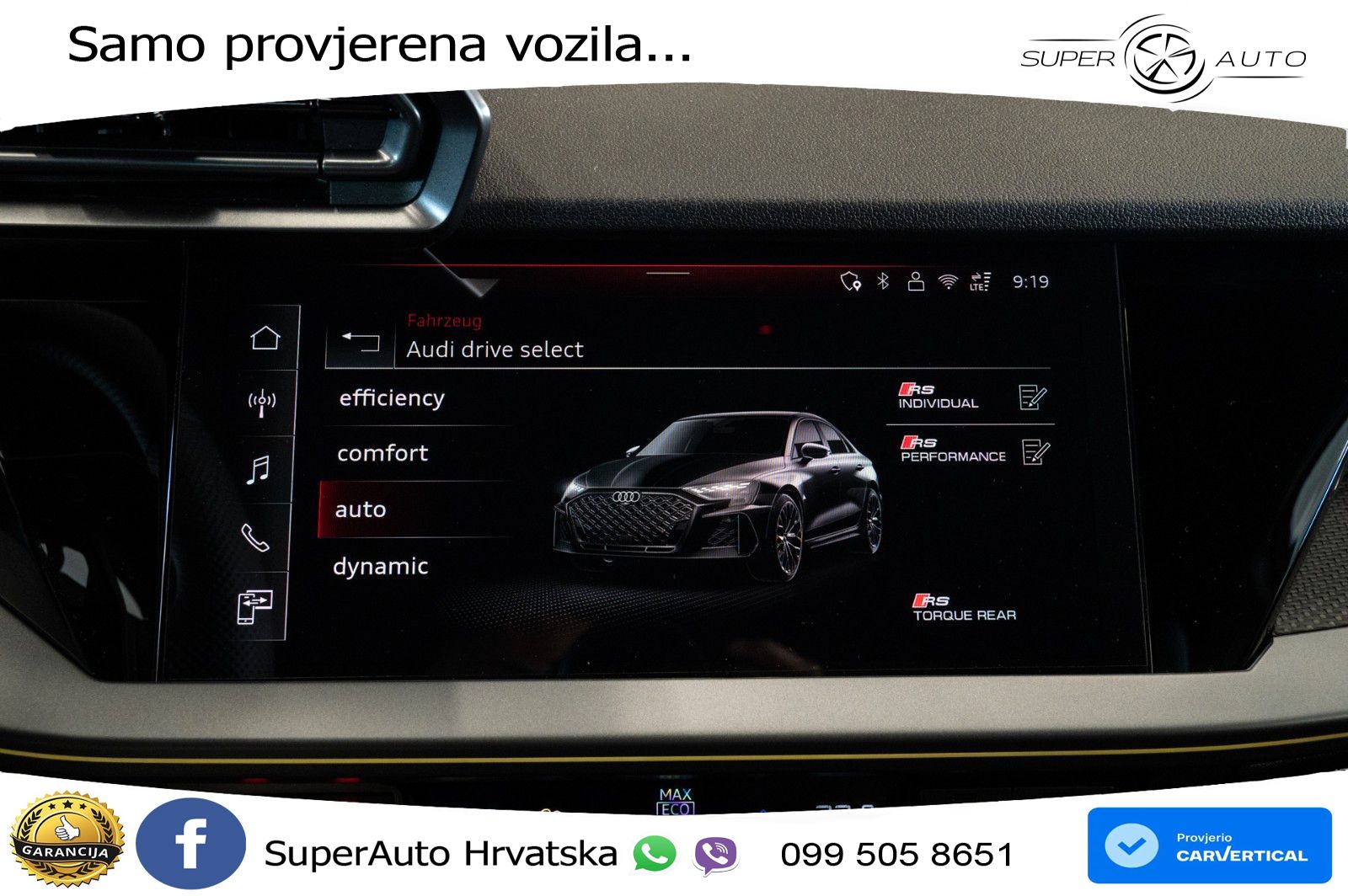 Audi RS3 Sedan 2.5 TFSI (400 KS) quattro S tronic LED+GR SJED+ACC