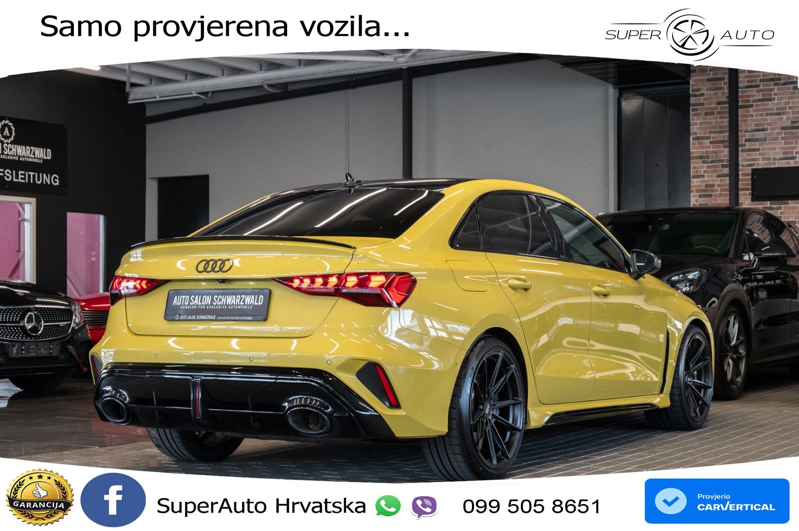Audi RS3 Sedan 2.5 TFSI (400 KS) quattro S tronic LED+GR SJED+ACC
