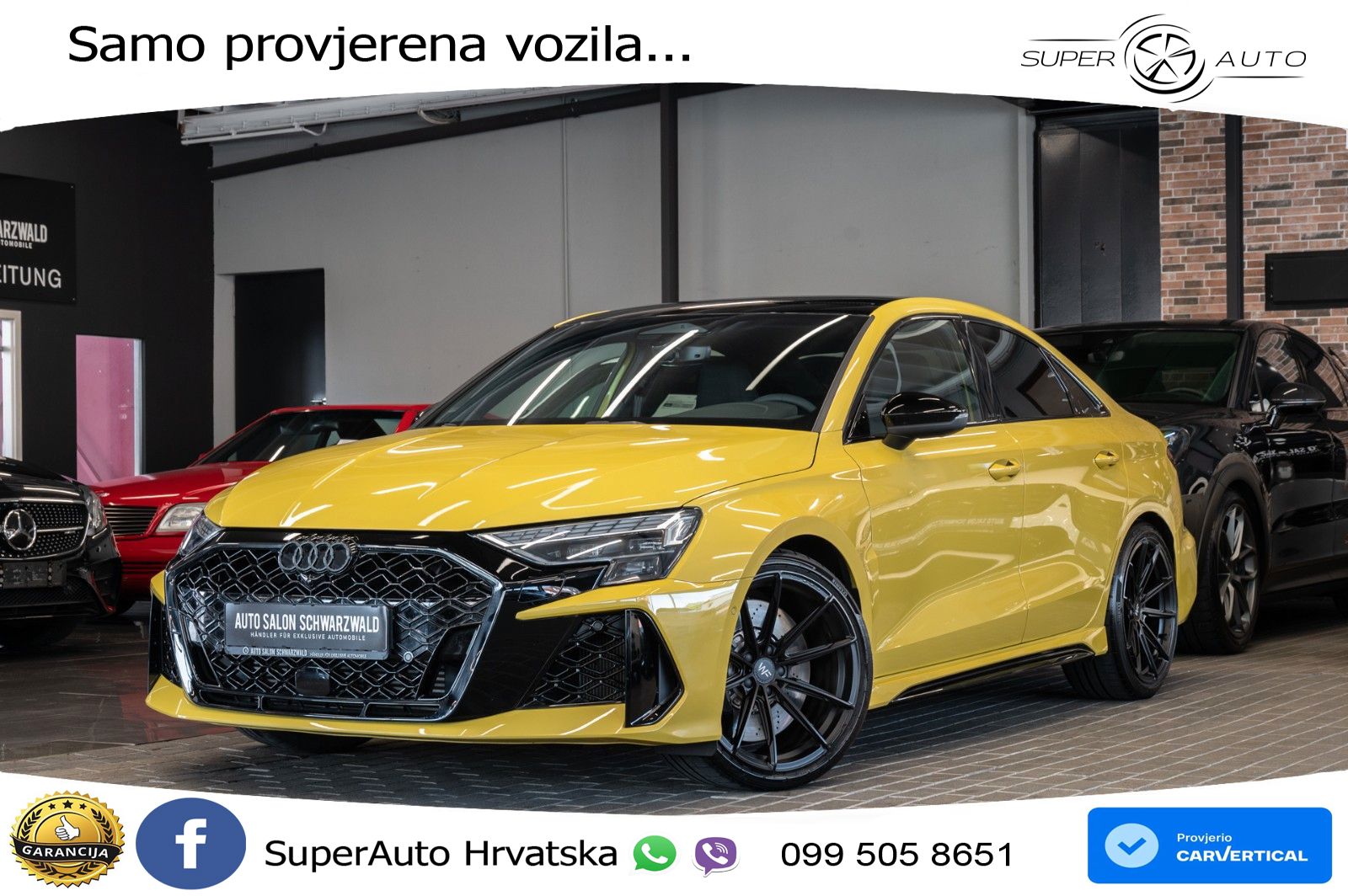 Audi RS3 Sedan 2.5 TFSI (400 KS) quattro S tronic LED+GR SJED+ACC