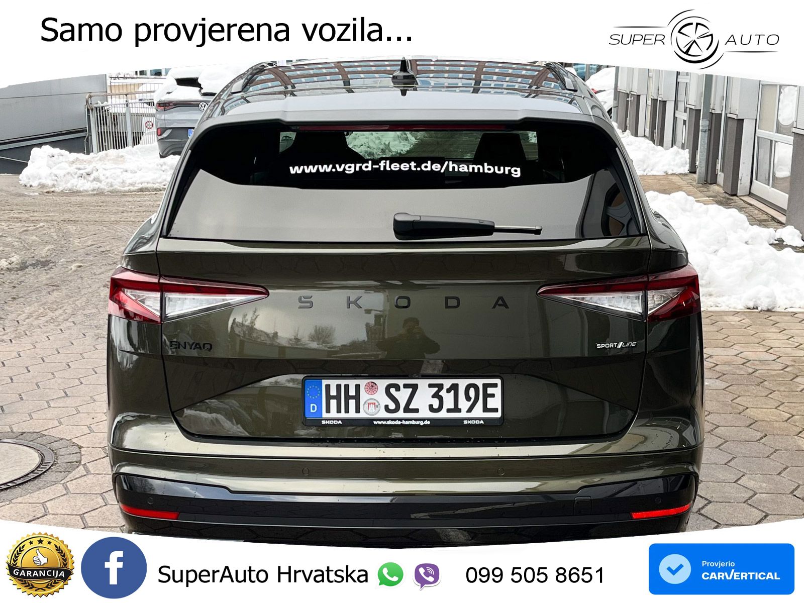 Škoda Enyaq 85 82 kWh (286 KS) SportLine LED+GR SJED+ACC