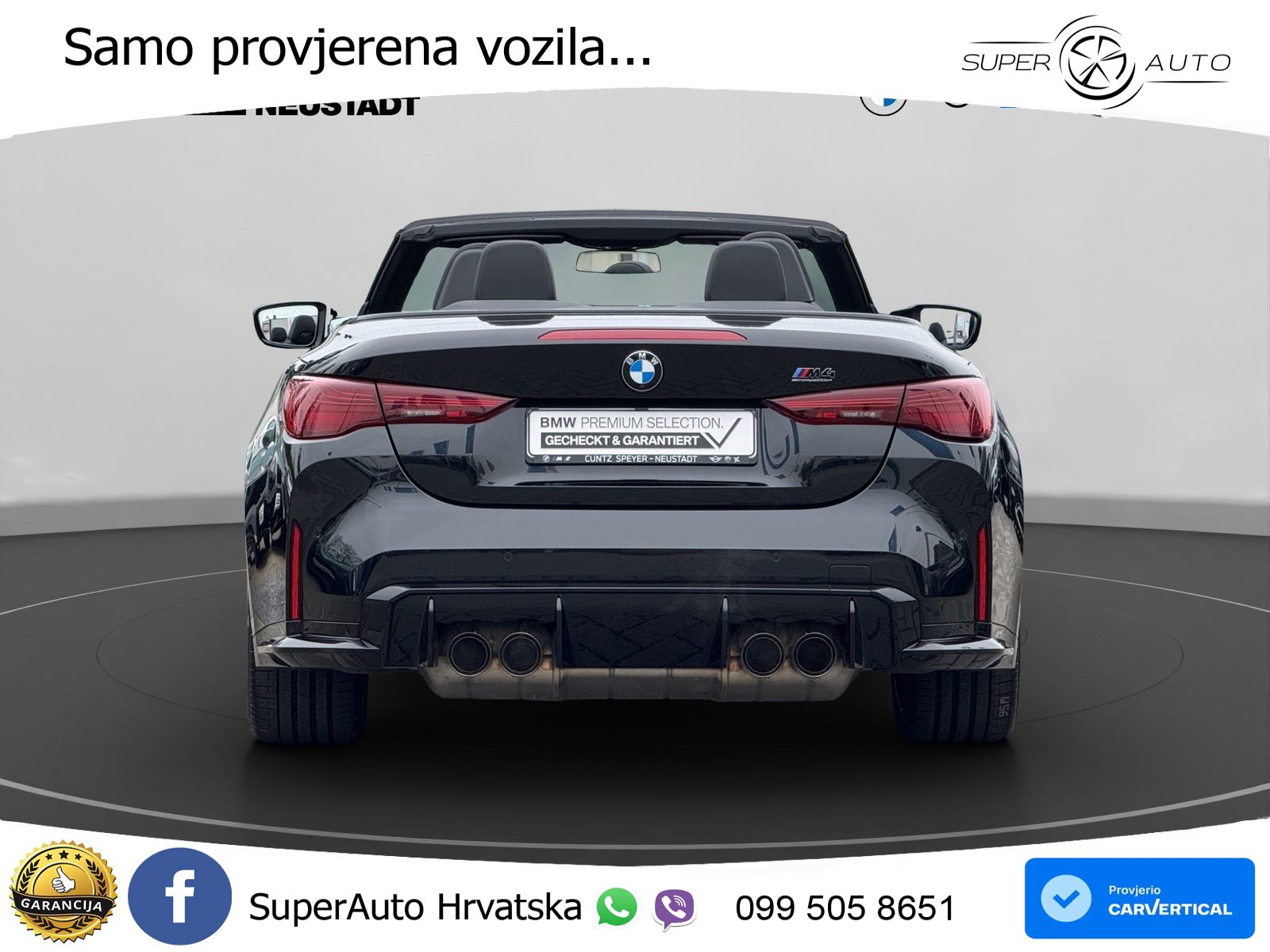 BMW M4 Convertible Competition 3.0 (530 KS) xDrive Steptronic LED+GR SJED+ACC