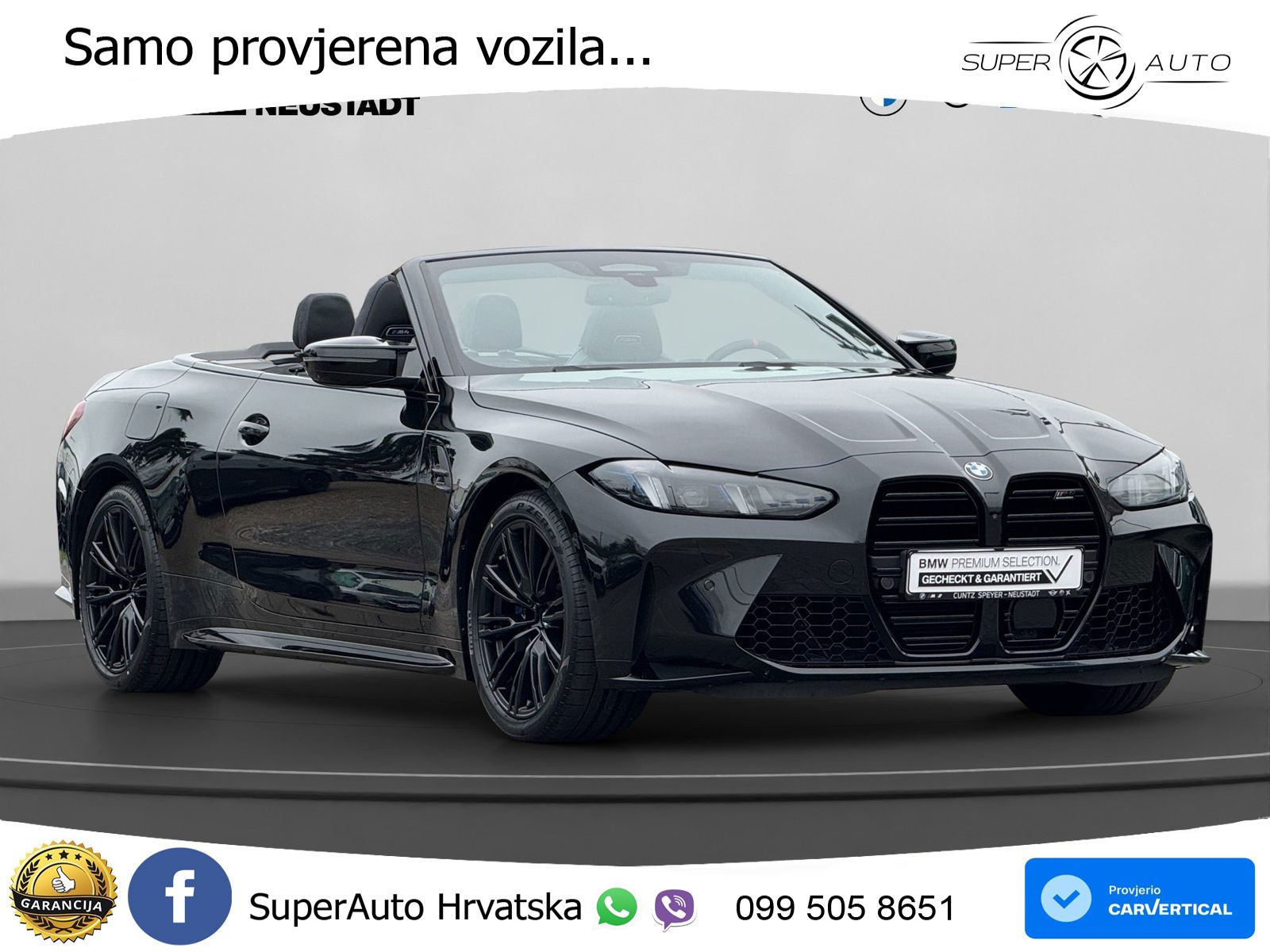 BMW M4 Convertible Competition 3.0 (530 KS) xDrive Steptronic LED+GR SJED+ACC