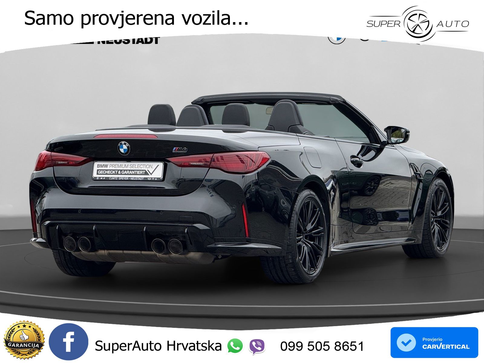 BMW M4 Convertible Competition 3.0 (530 KS) xDrive Steptronic LED+GR SJED+ACC