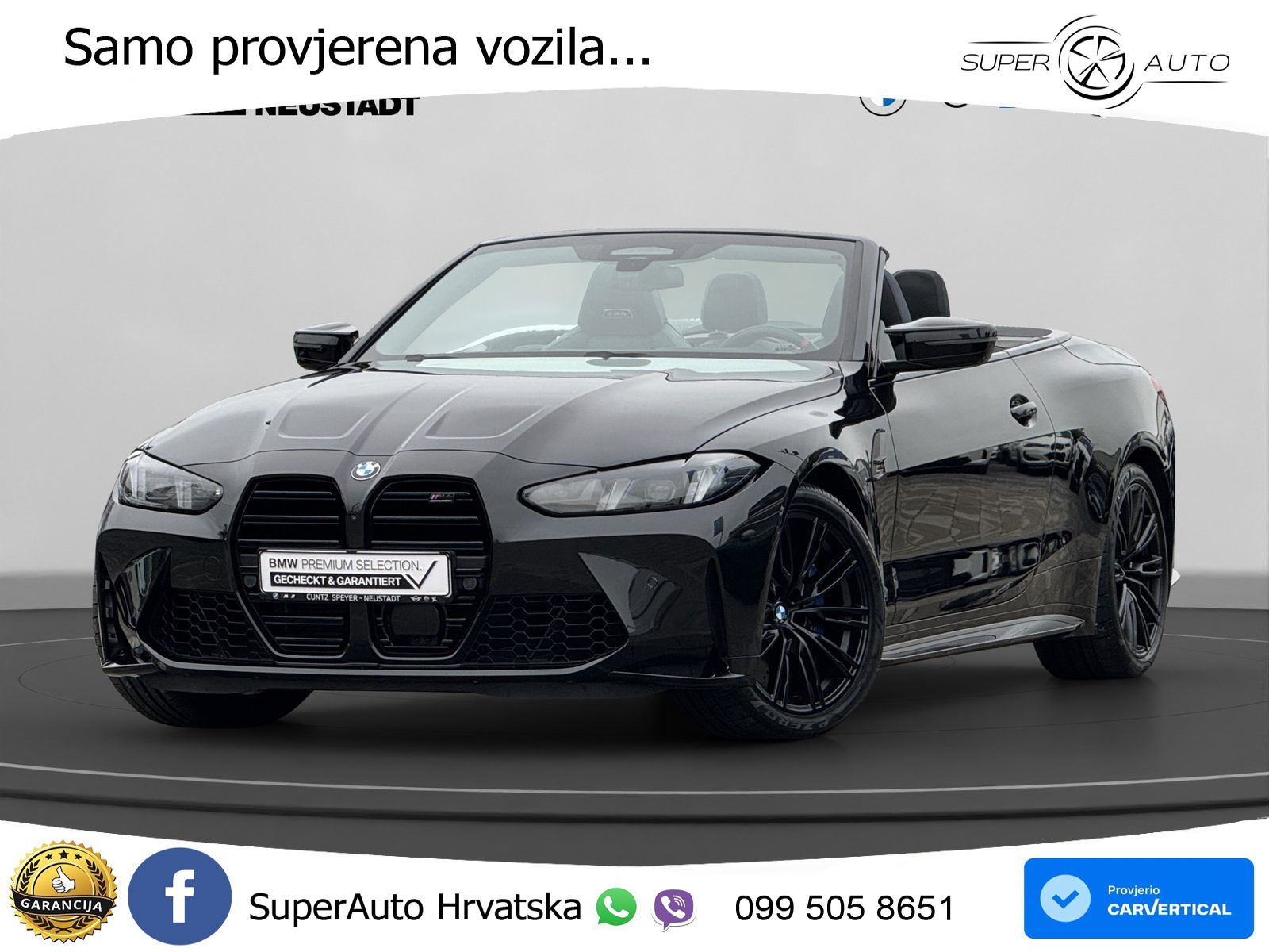 BMW M4 Convertible Competition 3.0 (530 KS) xDrive Steptronic LED+GR SJED+ACC