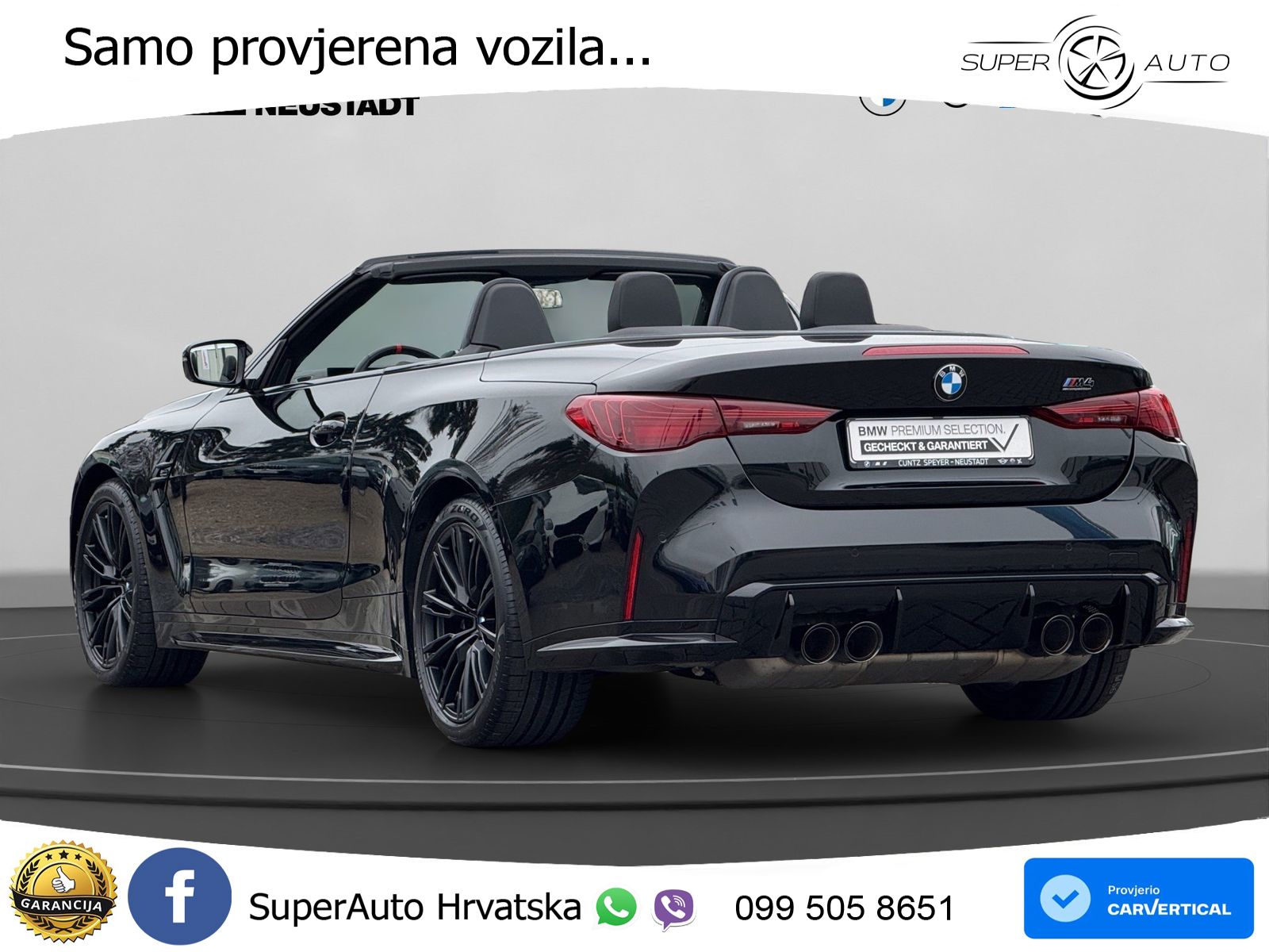 BMW M4 Convertible Competition 3.0 (530 KS) xDrive Steptronic LED+GR SJED+ACC
