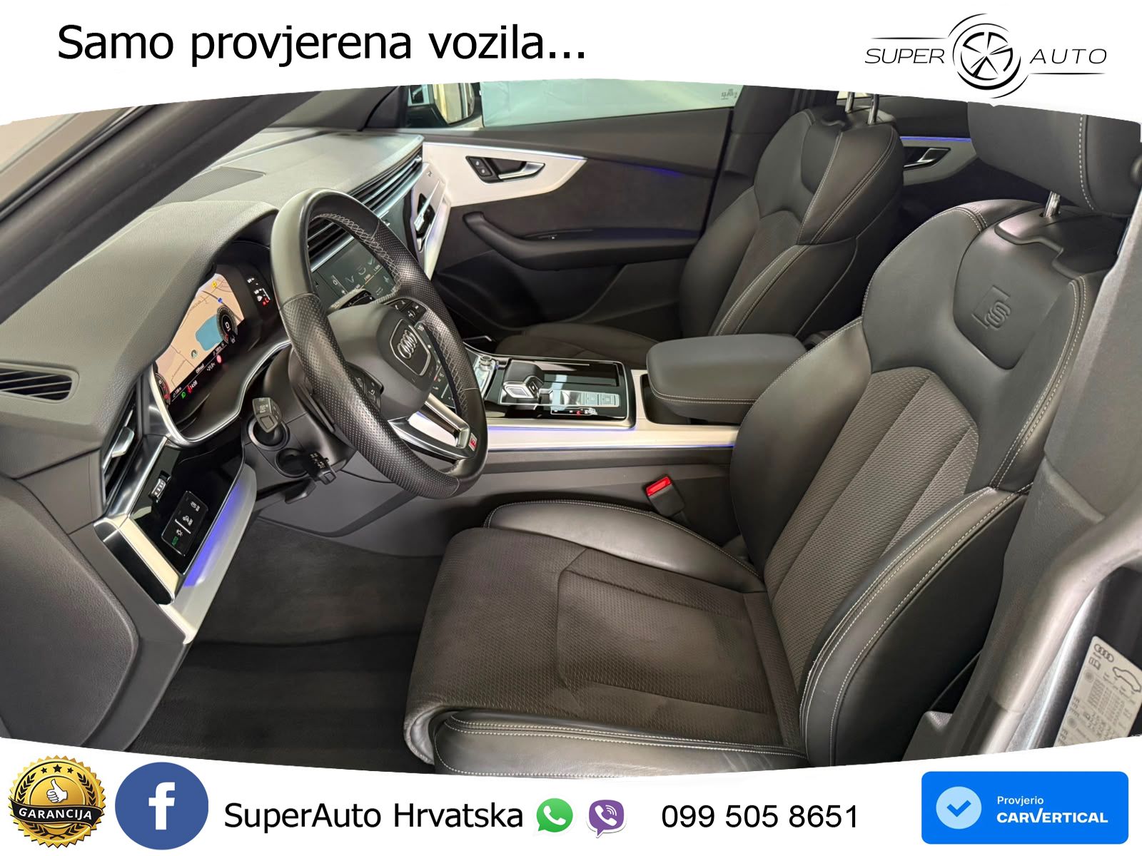 Audi Q8 55 TFSI V6 (340 KS) quattro Tiptronic S line LED+GR SJED+ACC