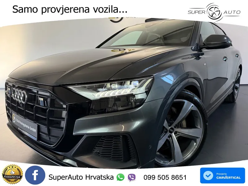 Audi Q8 55 TFSI V6 (340 KS) quattro Tiptronic S line LED+GR SJED+ACC