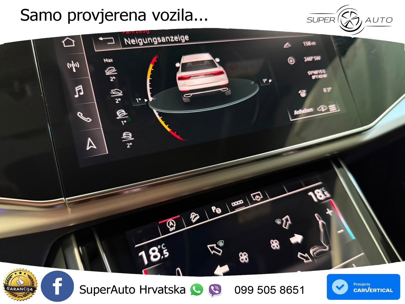 Audi Q8 55 TFSI V6 (340 KS) quattro Tiptronic S line LED+GR SJED+ACC