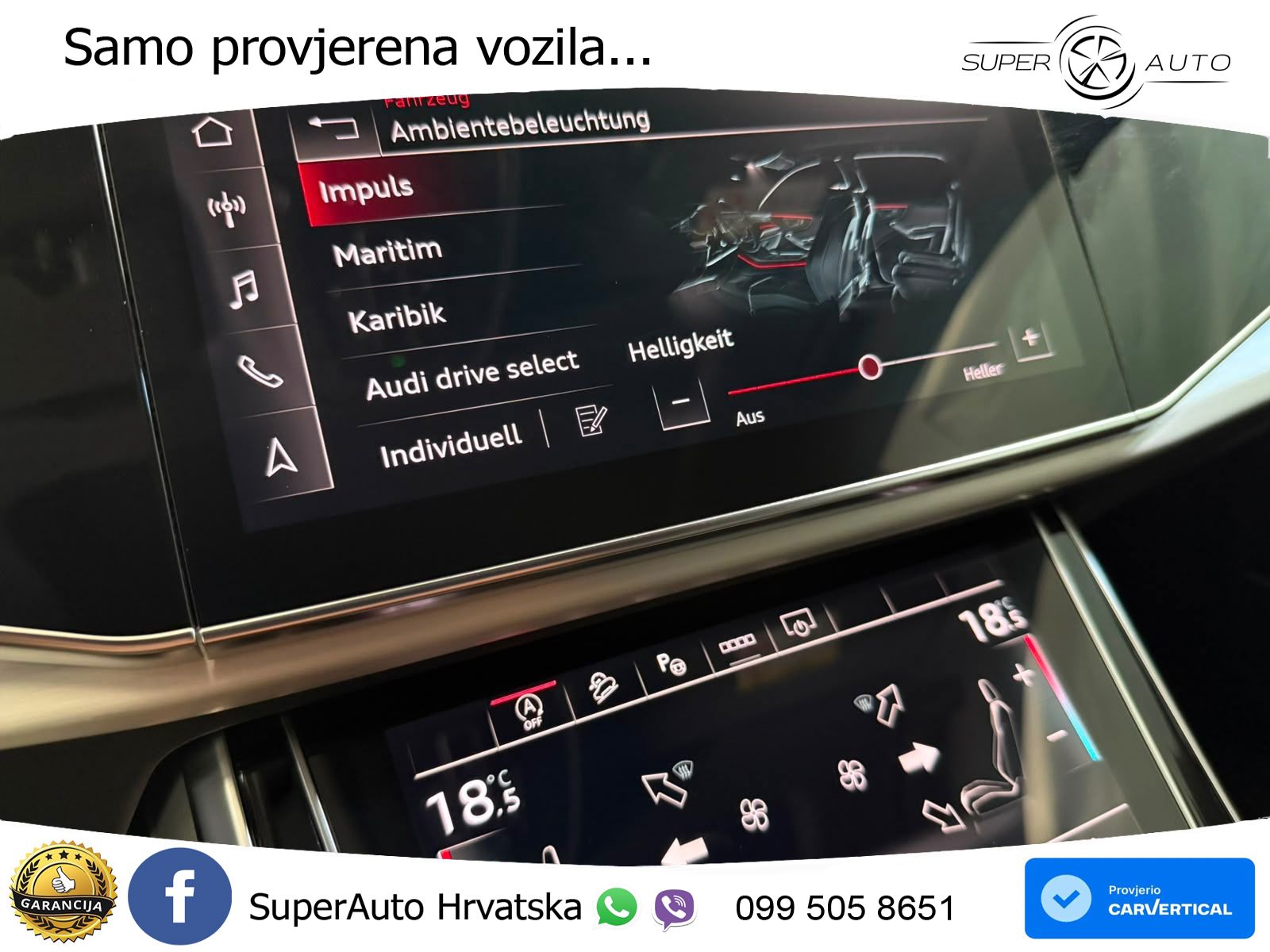 Audi Q8 55 TFSI V6 (340 KS) quattro Tiptronic S line LED+GR SJED+ACC