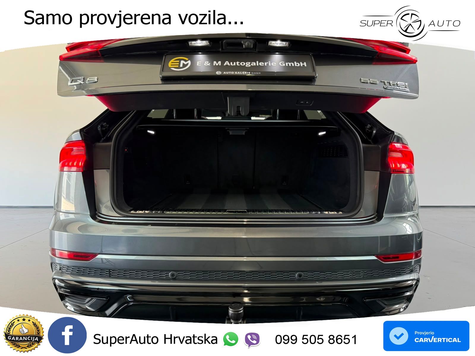 Audi Q8 55 TFSI V6 (340 KS) quattro Tiptronic S line LED+GR SJED+ACC