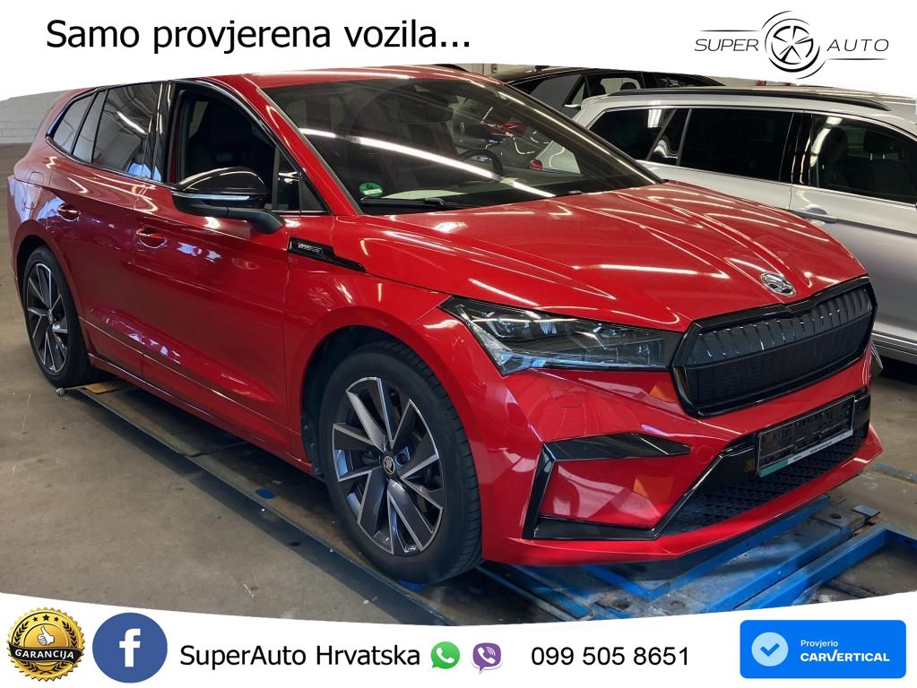 Škoda Enyaq iV 80 82 kWh (204 KS) SportLine LED+GR SJED+ACC