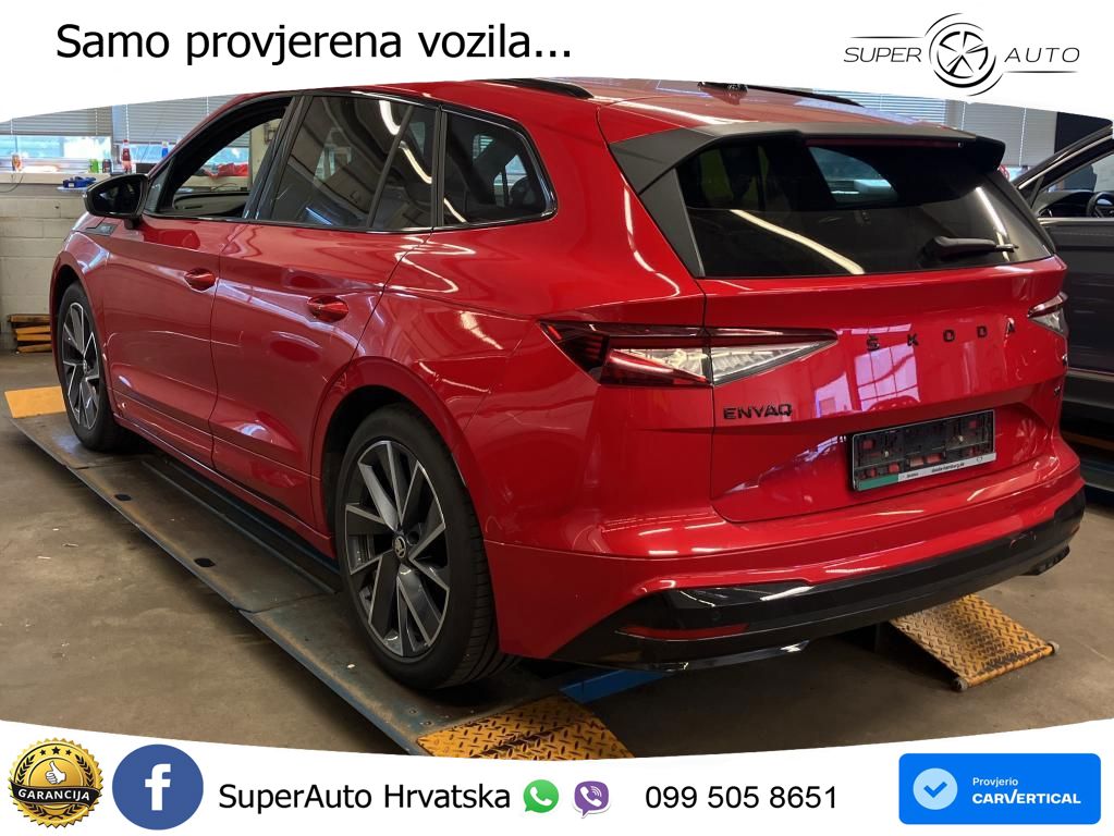 Škoda Enyaq iV 80 82 kWh (204 KS) SportLine LED+GR SJED+ACC