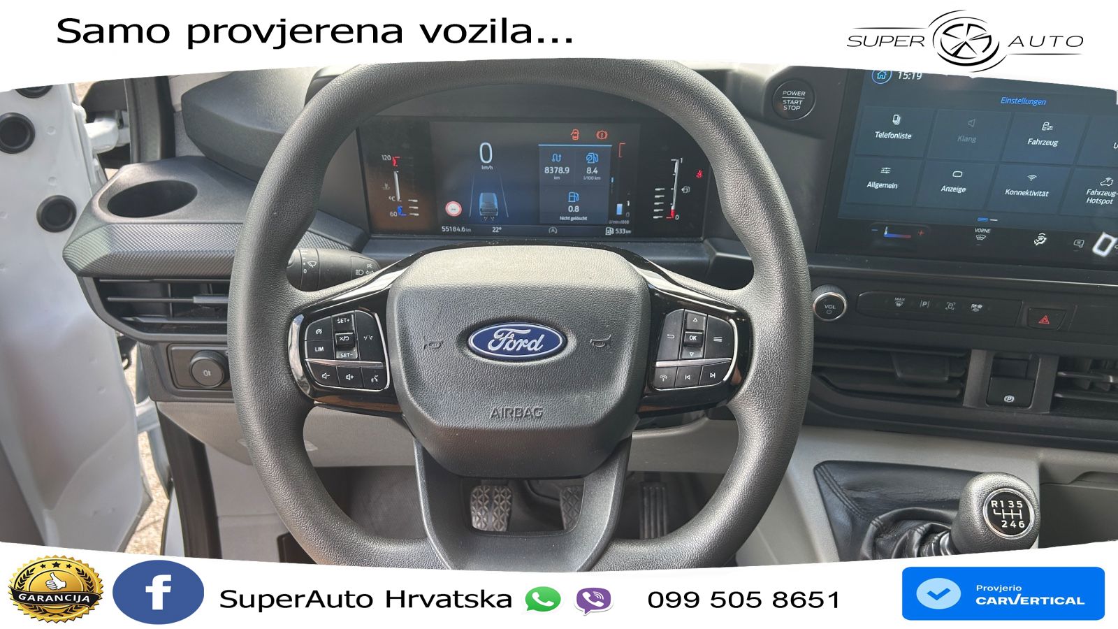 Ford Transit Custom 136 KS
