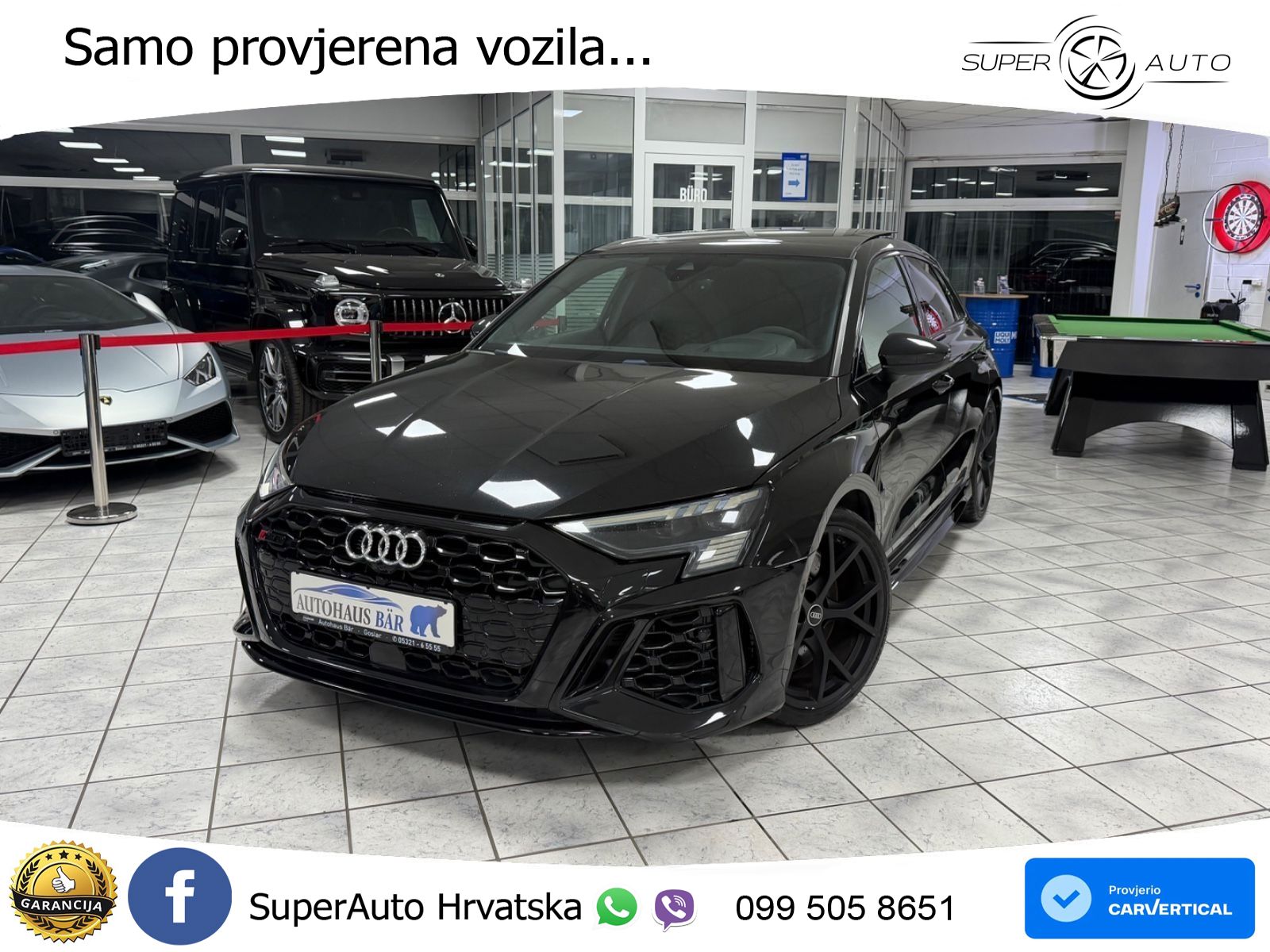 Audi RS3 Sportback 2.5 TFSI (400 KS) quattro S tronic LED+GR SJED+ACC