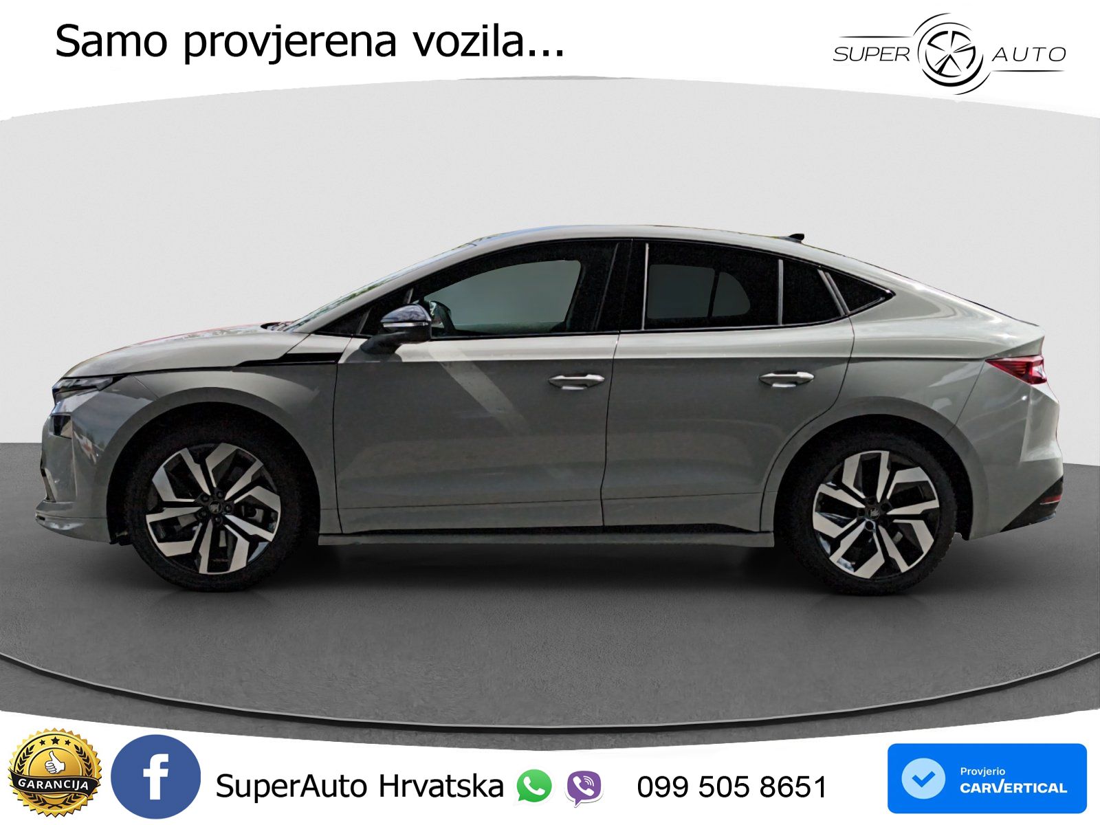 Škoda Enyaq Coupe iV 85 82 kWh (286 KS) SportLine LED+GR SJED+ACC