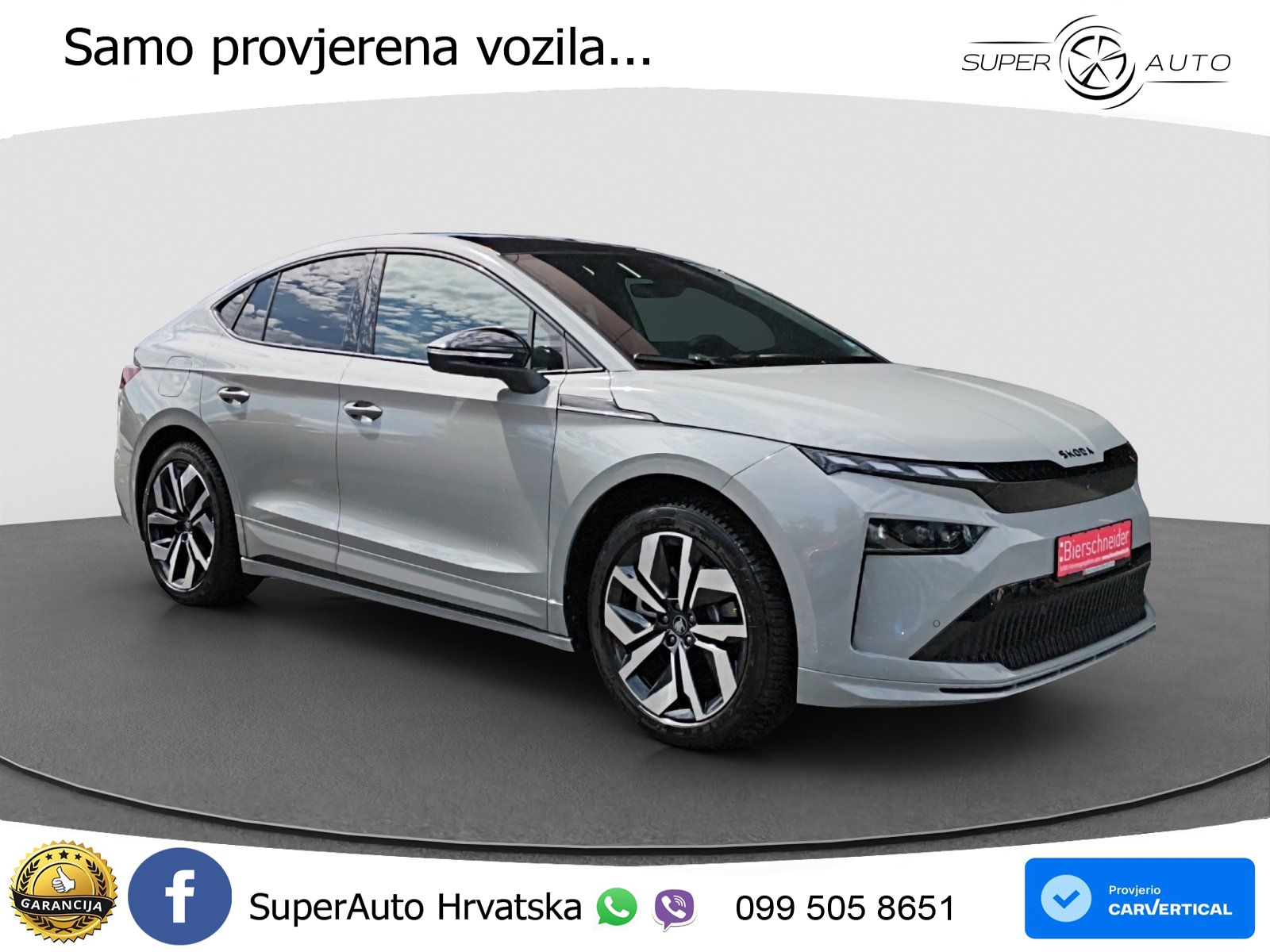 Škoda Enyaq Coupe iV 85 82 kWh (286 KS) SportLine LED+GR SJED+ACC