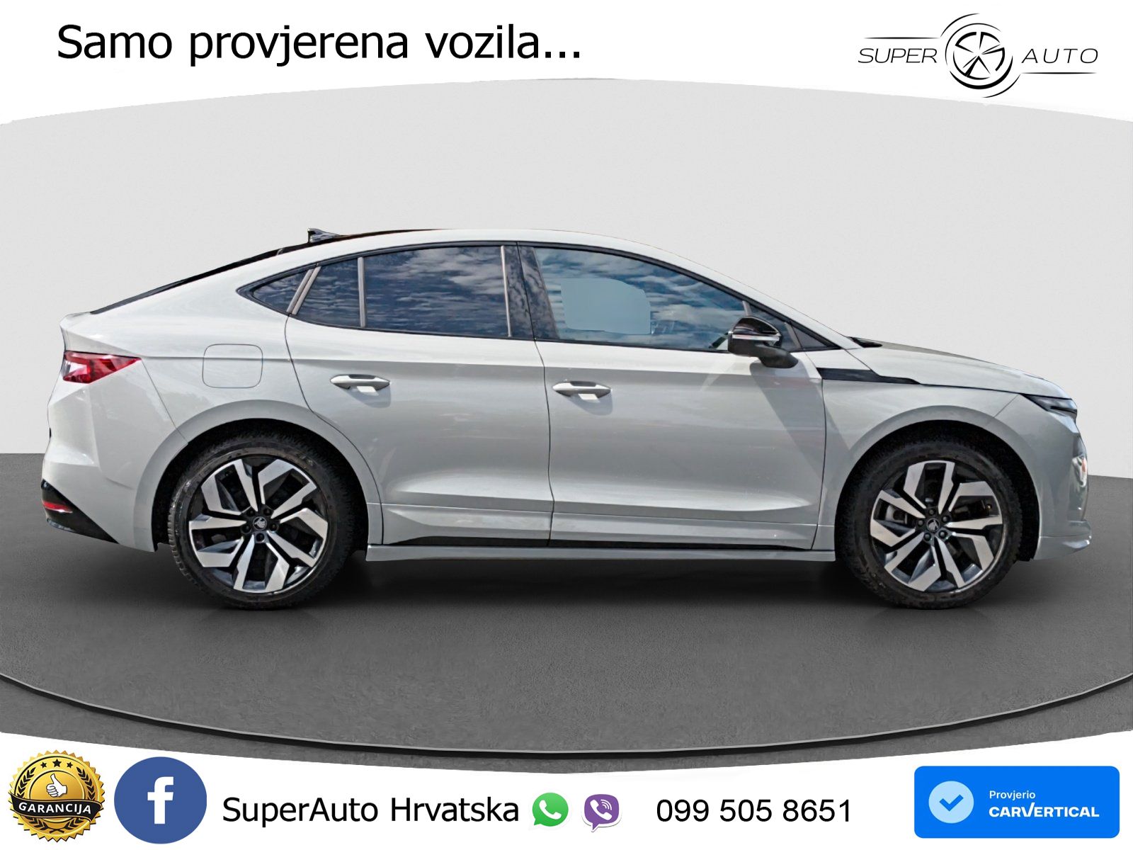 Škoda Enyaq Coupe iV 85 82 kWh (286 KS) SportLine LED+GR SJED+ACC