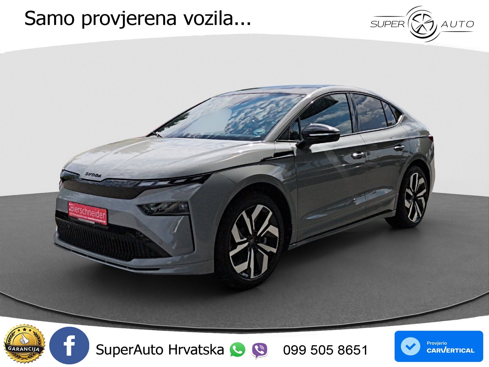 Škoda Enyaq Coupe iV 85 82 kWh (286 KS) SportLine LED+GR SJED+ACC