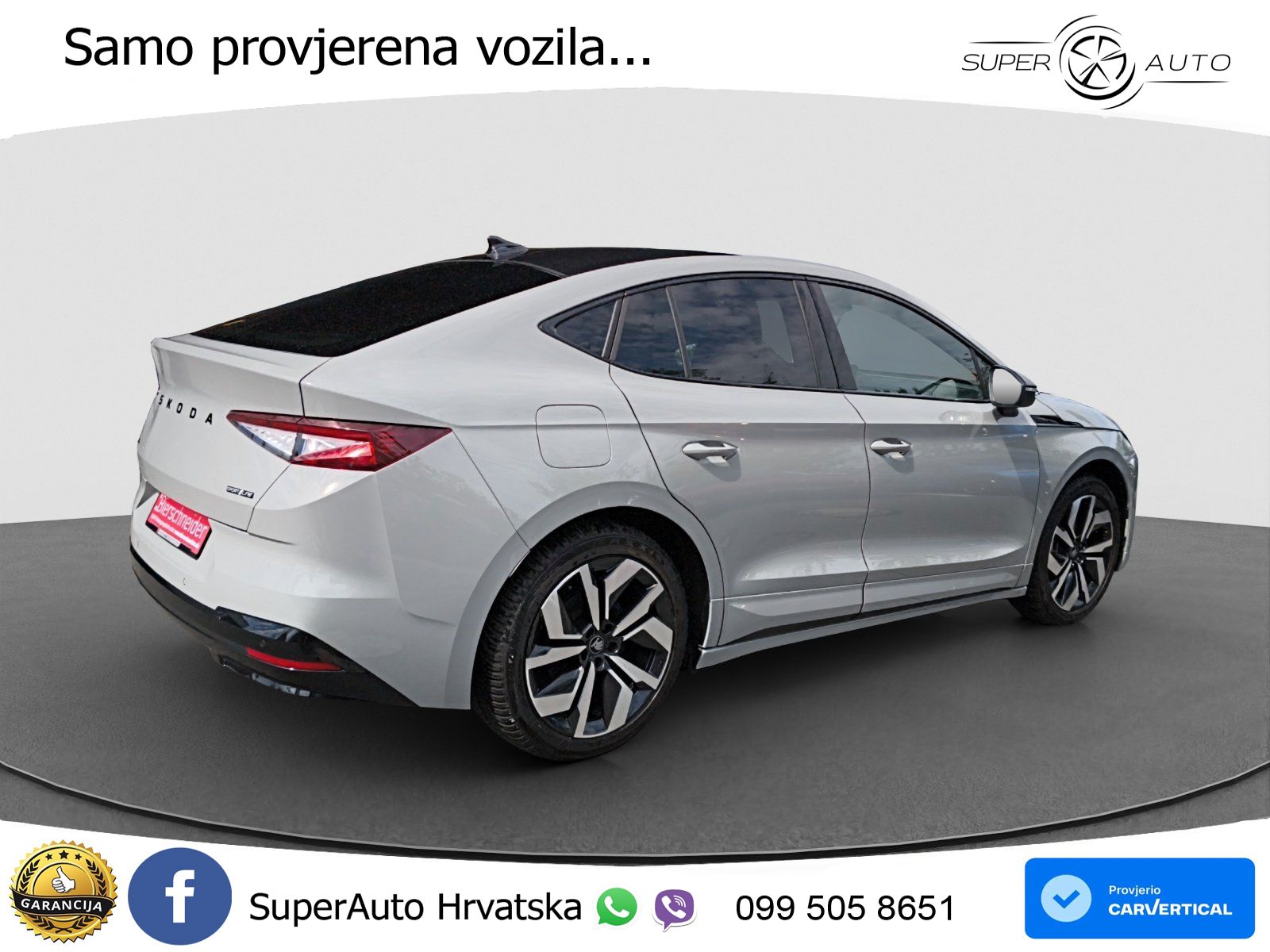 Škoda Enyaq Coupe iV 85 82 kWh (286 KS) SportLine LED+GR SJED+ACC