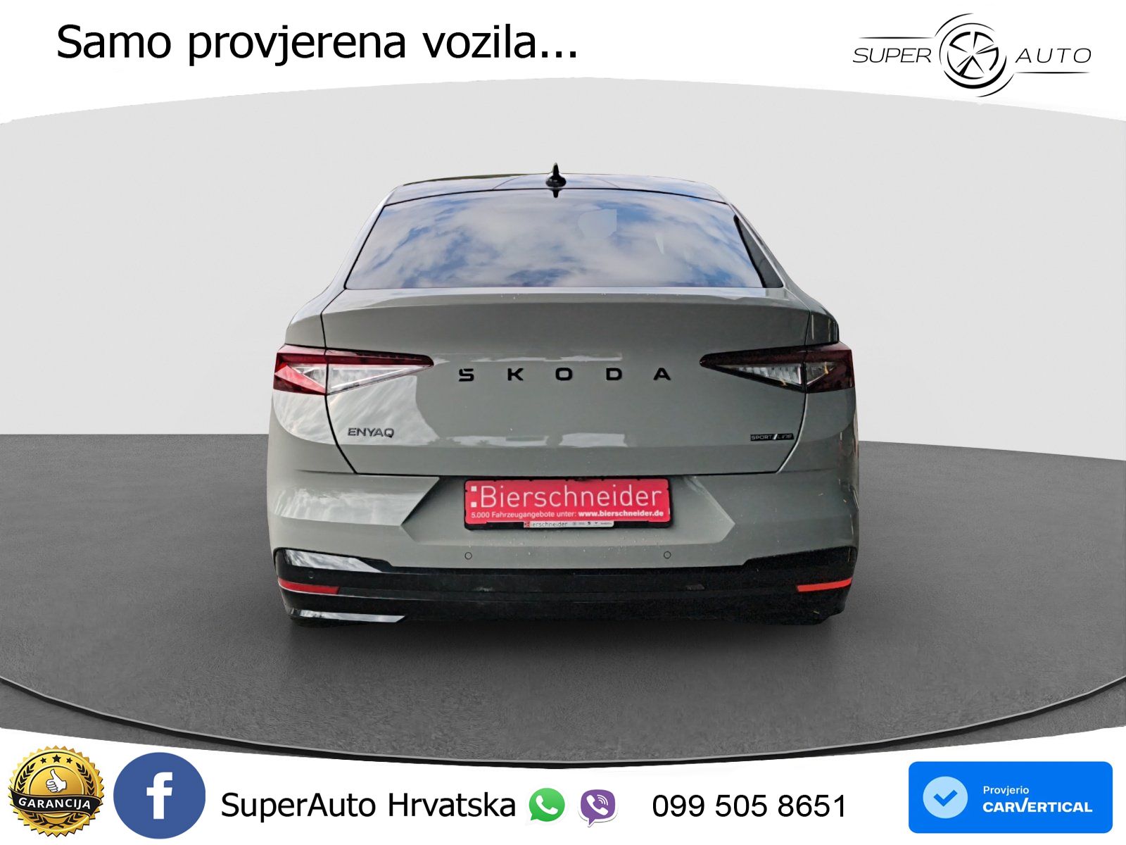 Škoda Enyaq Coupe iV 85 82 kWh (286 KS) SportLine LED+GR SJED+ACC