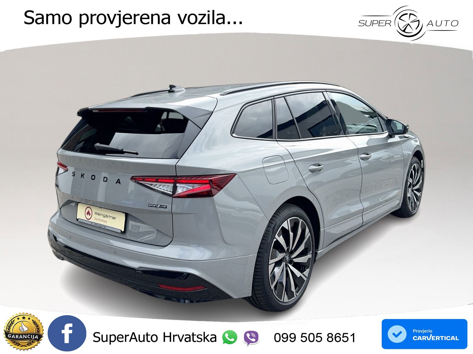 Škoda Enyaq 85 82 kWh (286 KS) SportLine