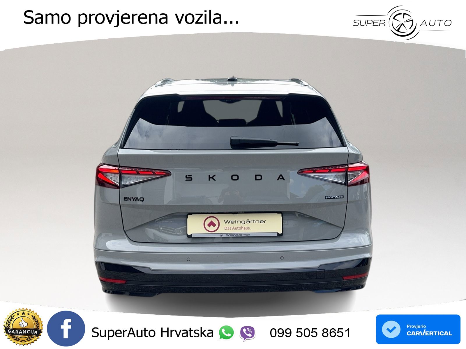 Škoda Enyaq 85 82 kWh (286 KS) SportLine