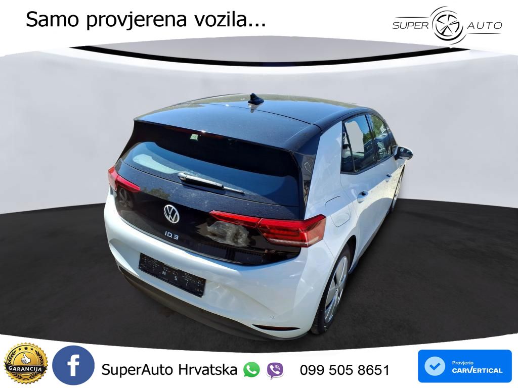 Volkswagen ID.3 Pro Performance 62 kWh (204 KS) LED+GR SJED+ACC