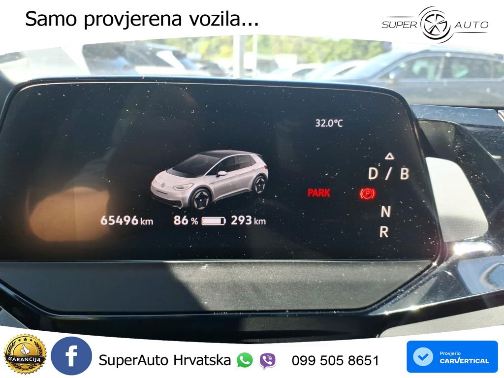 Volkswagen ID.3 Pro Performance 62 kWh (204 KS) LED+GR SJED+ACC