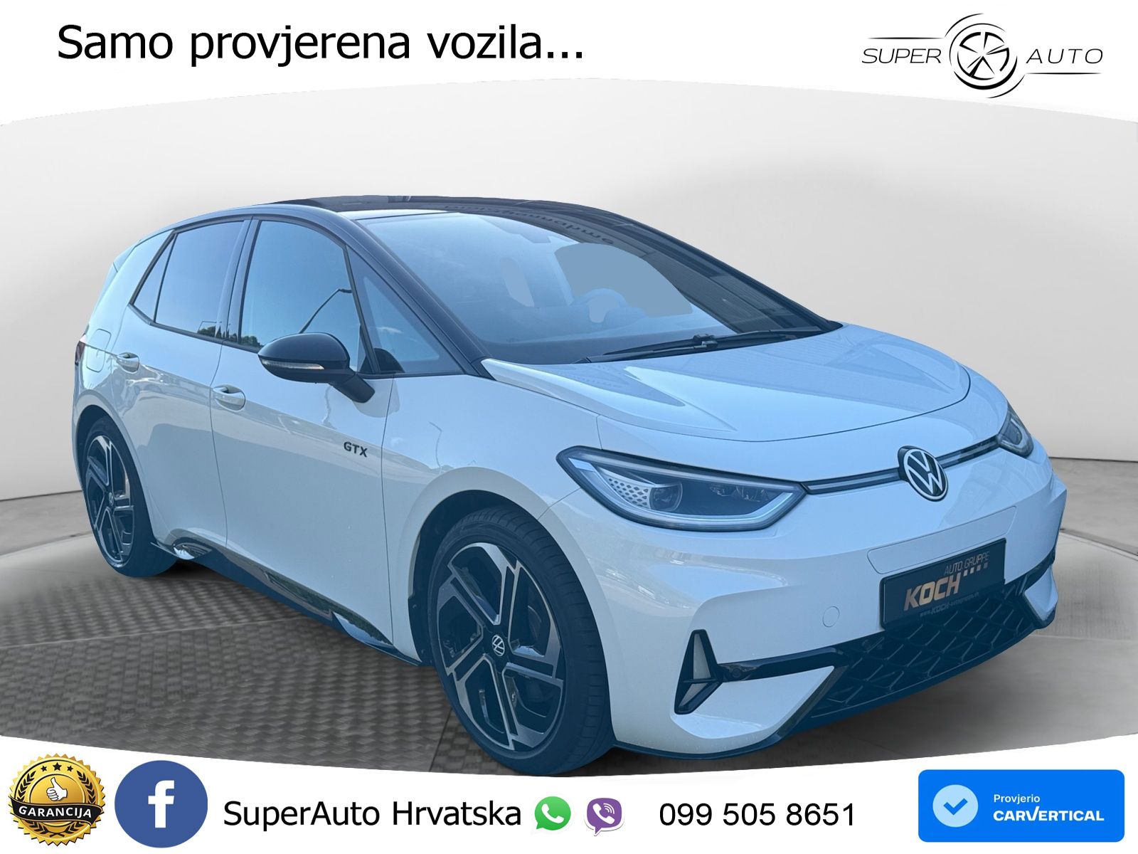 Volkswagen ID.3 GTX 84 kWh (286 KS)