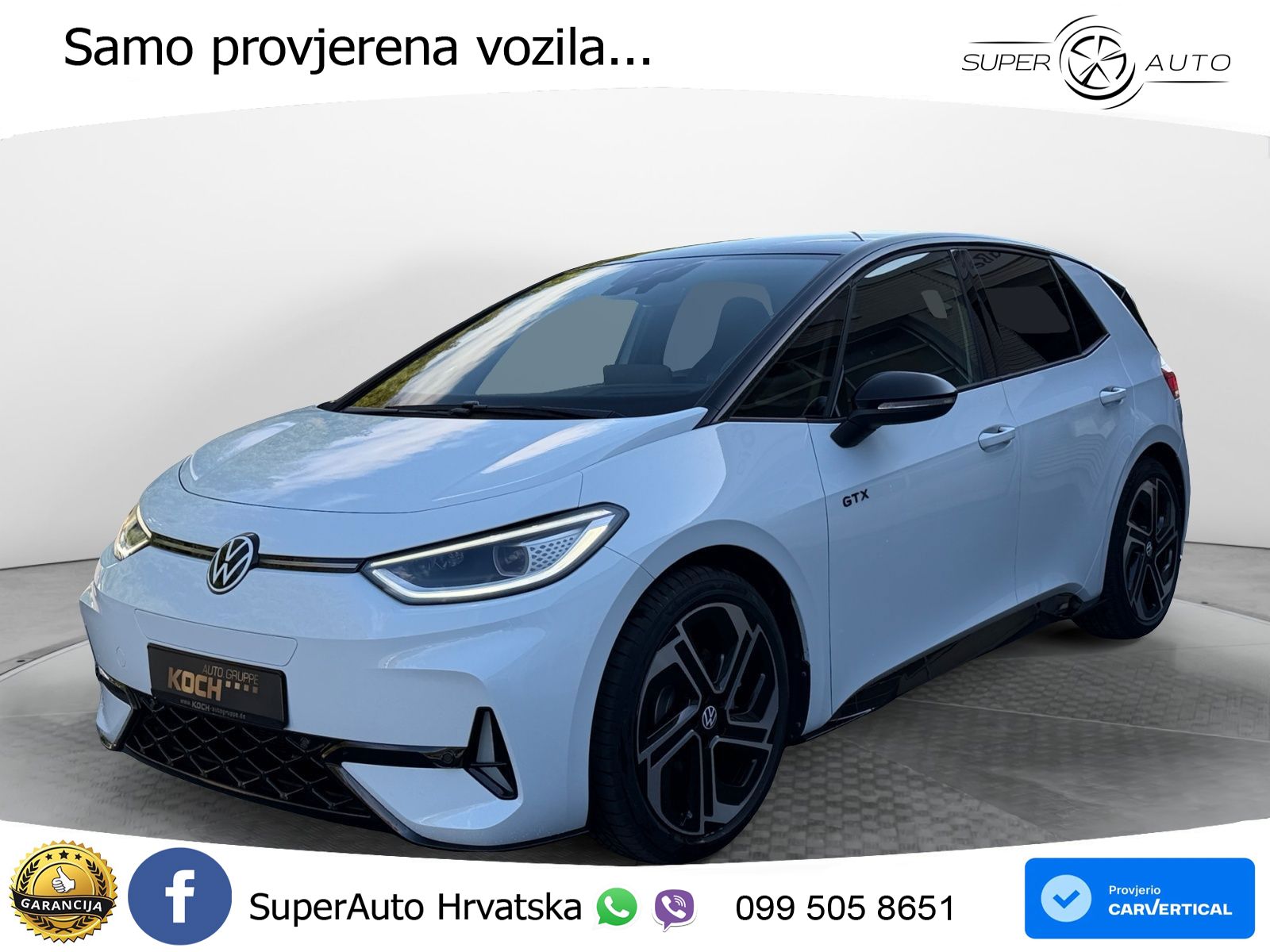 Volkswagen ID.3 GTX 84 kWh (286 KS)