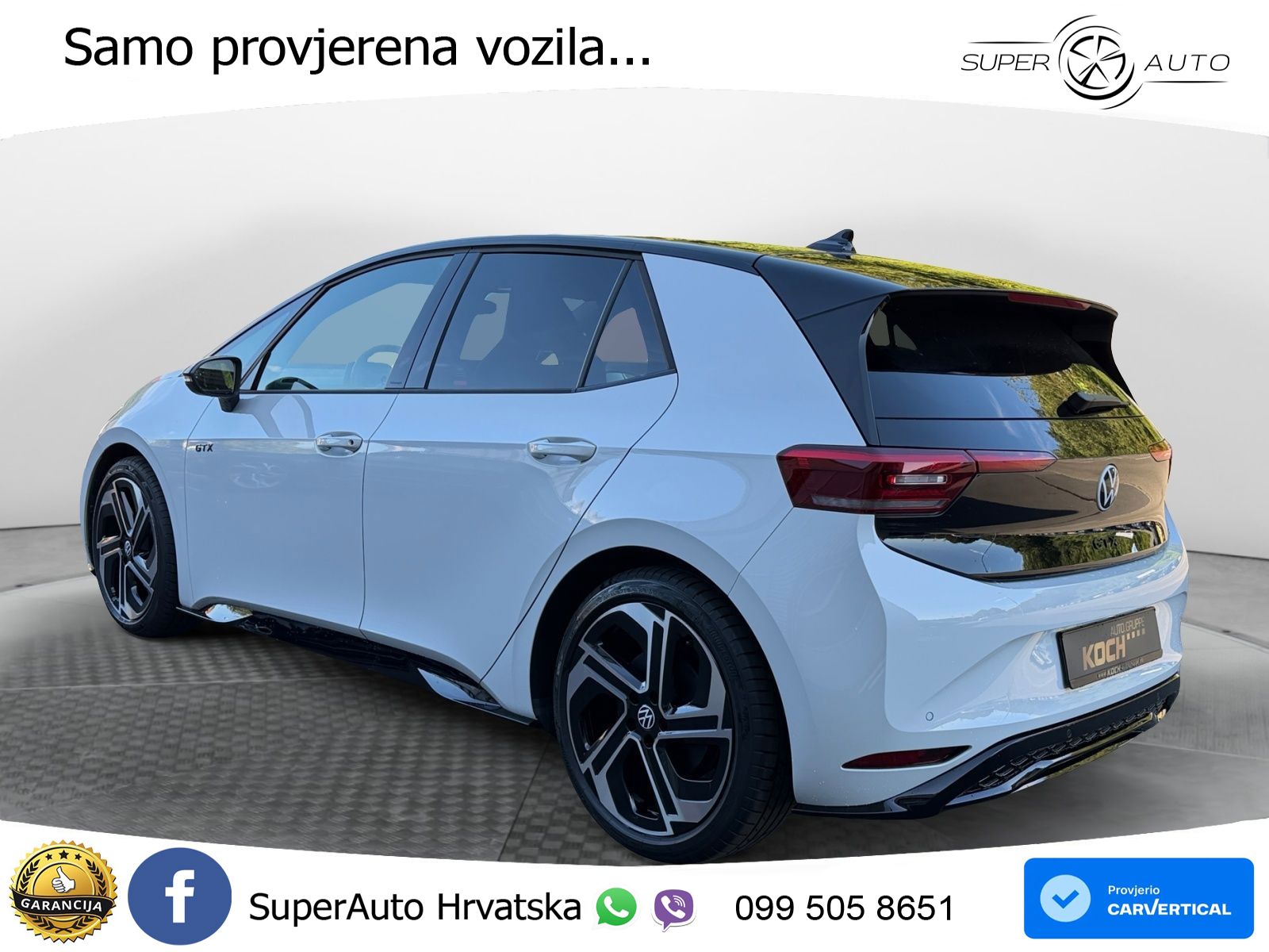 Volkswagen ID.3 GTX 84 kWh (286 KS)
