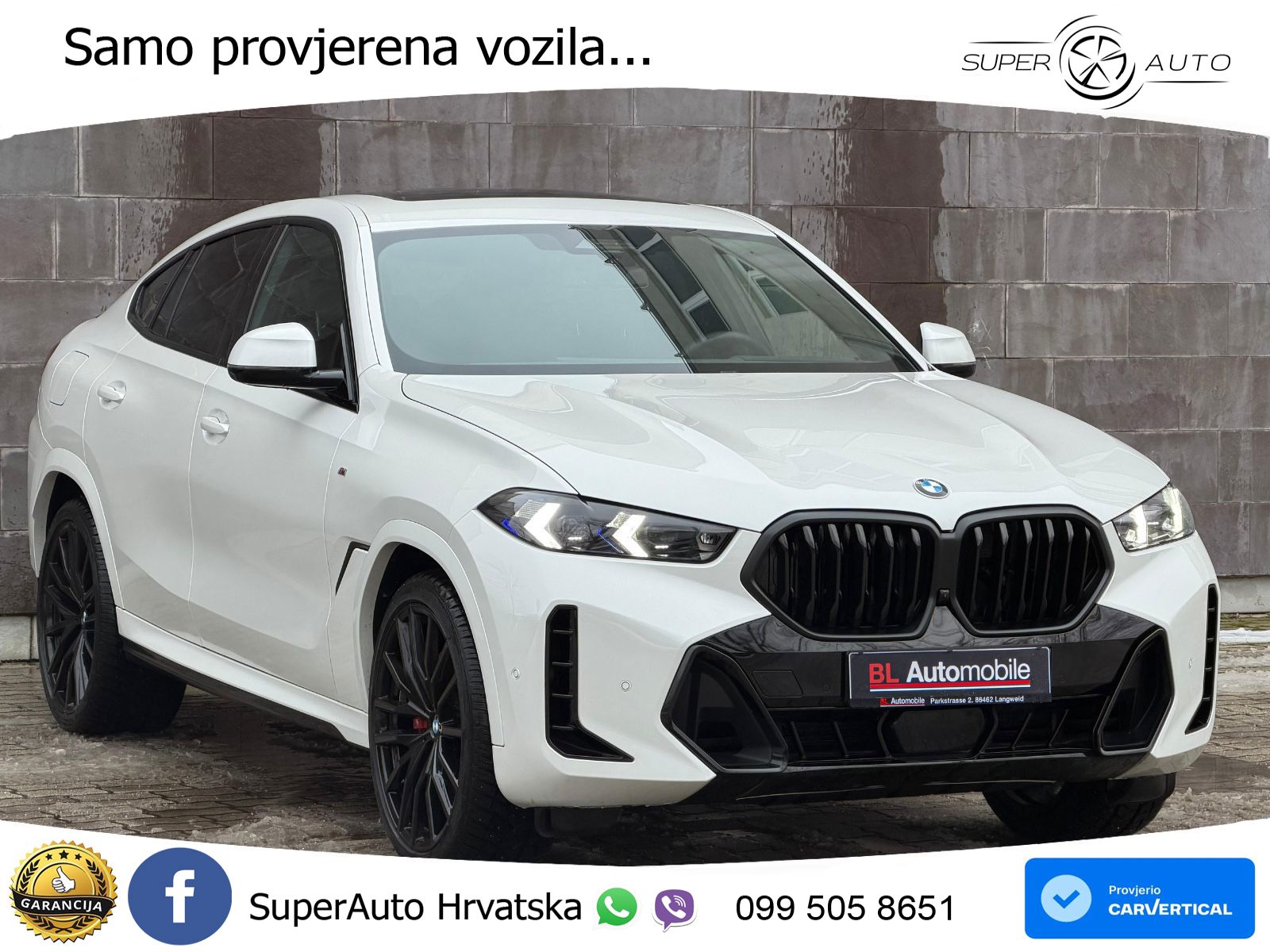 BMW X6 30d (298 KS) xDrive Steptronic M Sport LED+GR SJED+ACC