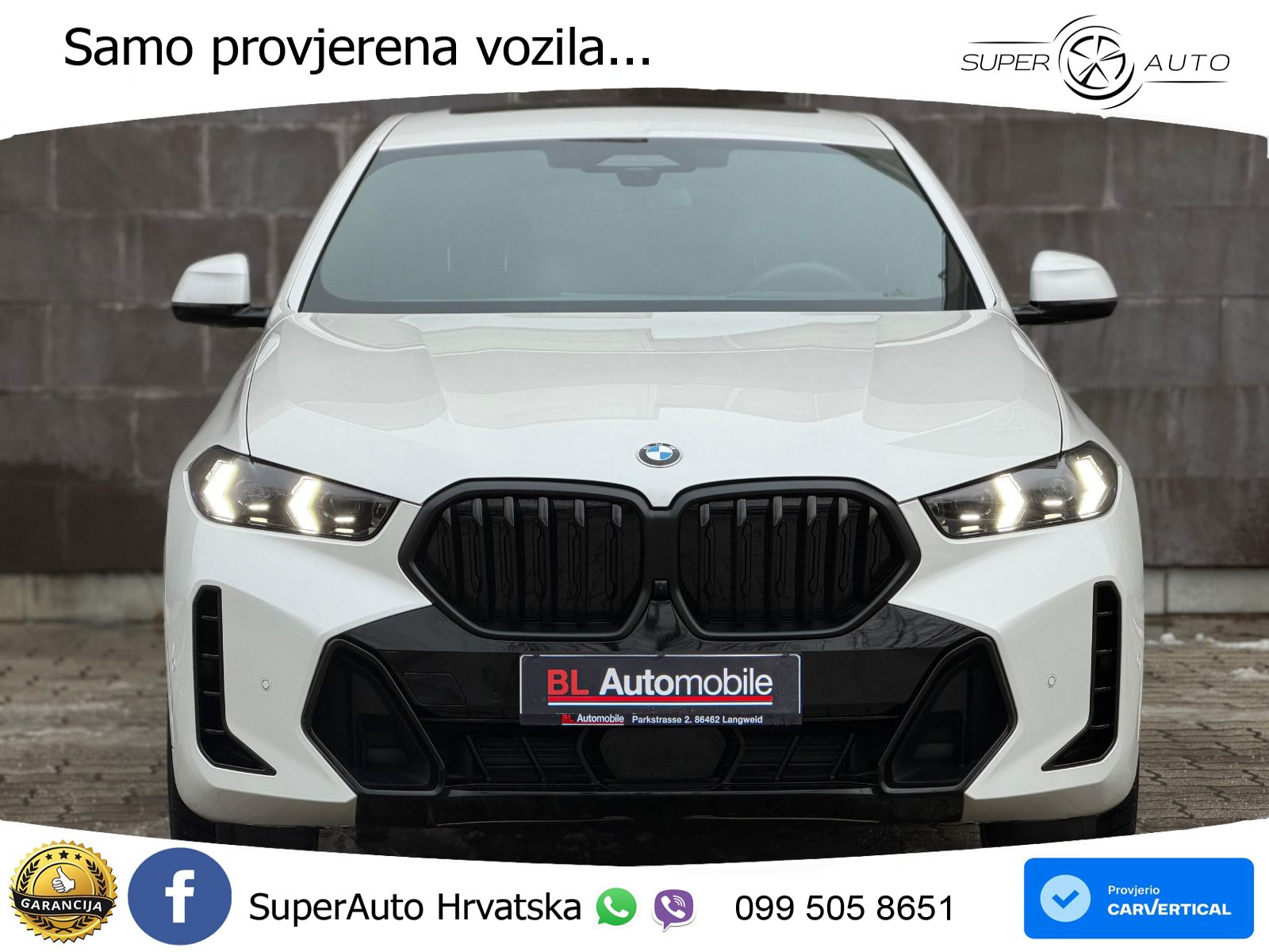 BMW X6 30d (298 KS) xDrive Steptronic M Sport LED+GR SJED+ACC