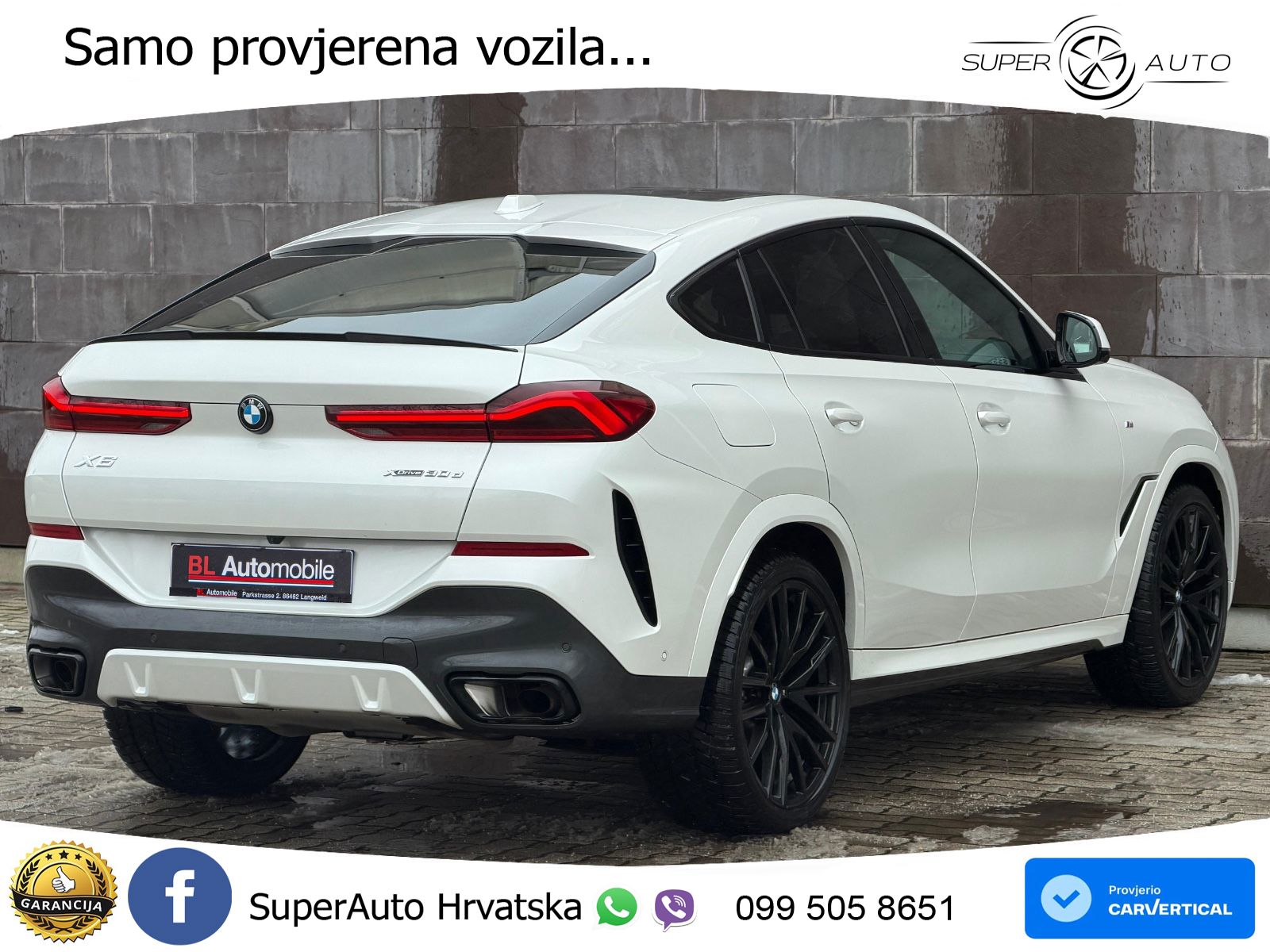 BMW X6 30d (298 KS) xDrive Steptronic M Sport LED+GR SJED+ACC