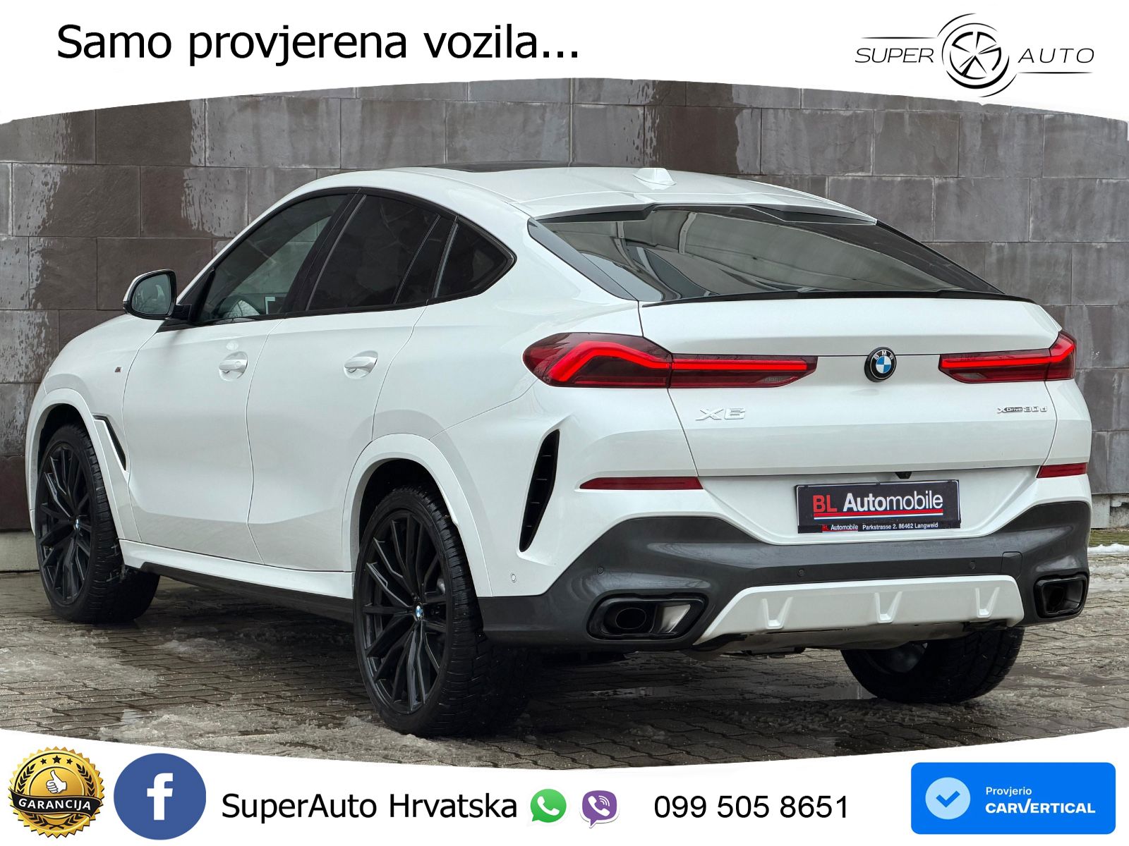 BMW X6 30d (298 KS) xDrive Steptronic M Sport LED+GR SJED+ACC
